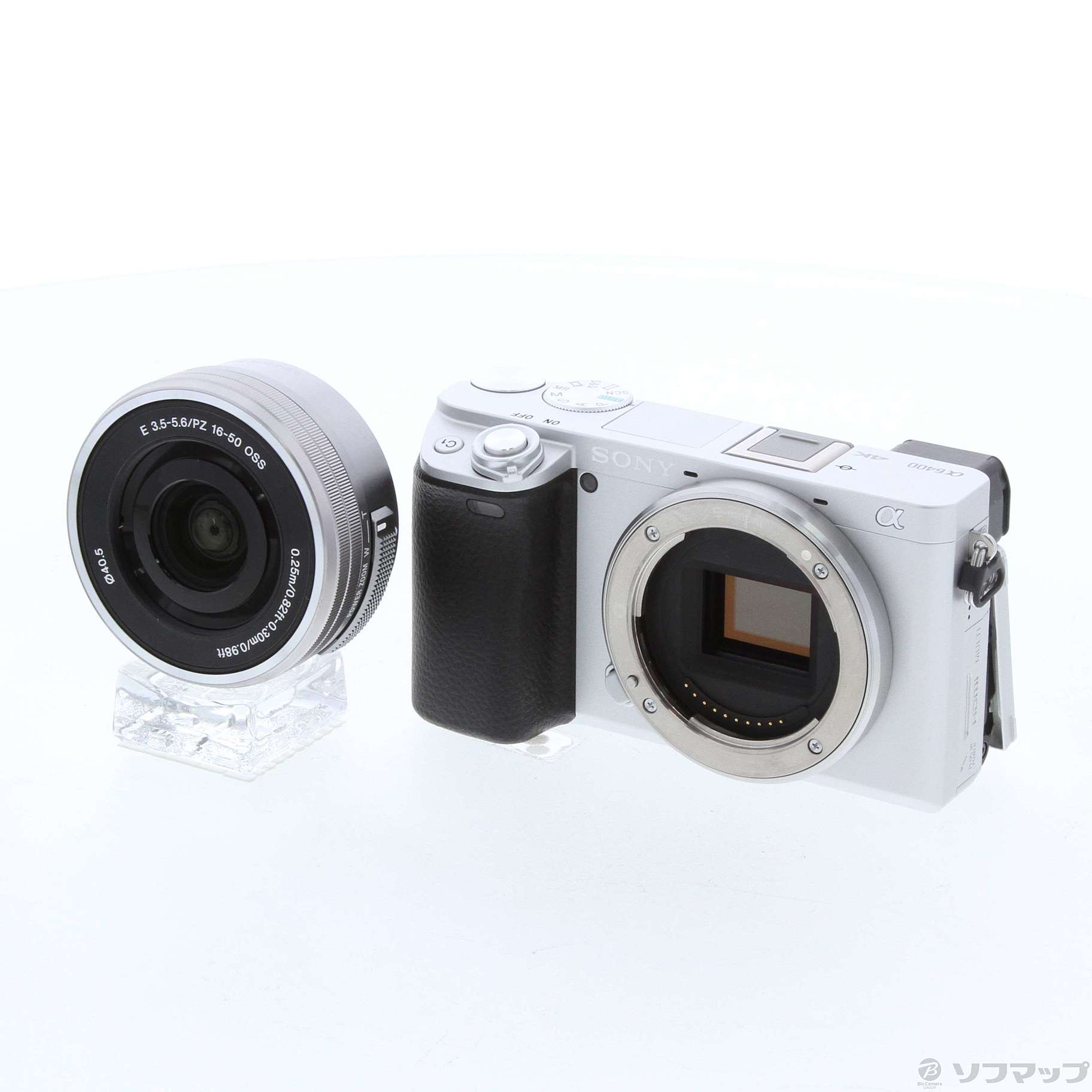 中古】α6400 ILCE-6400L パワーズームレンズキット シルバー ◇03/17