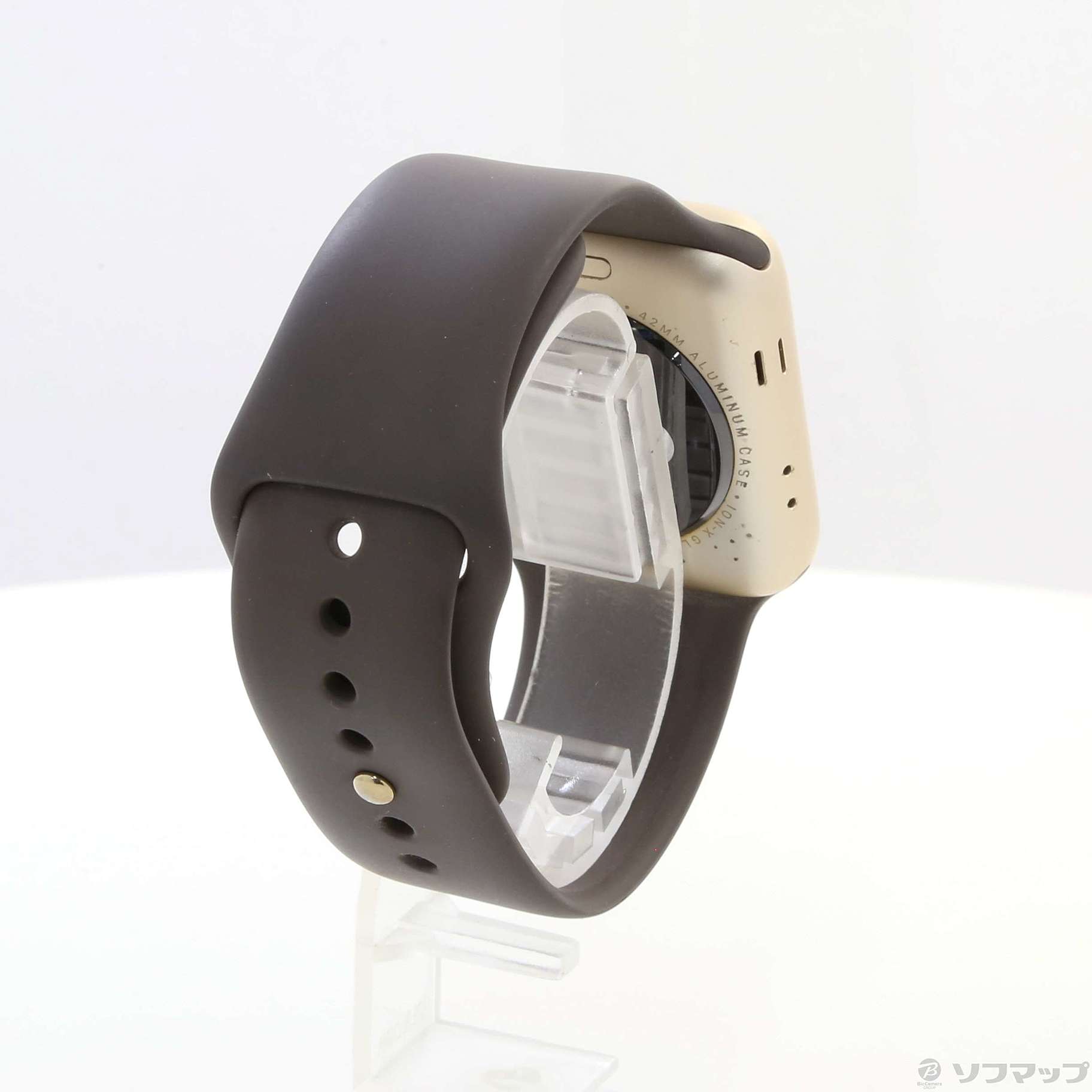 Apple Watch Series 2 42mm ゴールドアルミニウムケース ココアスポーツバンド