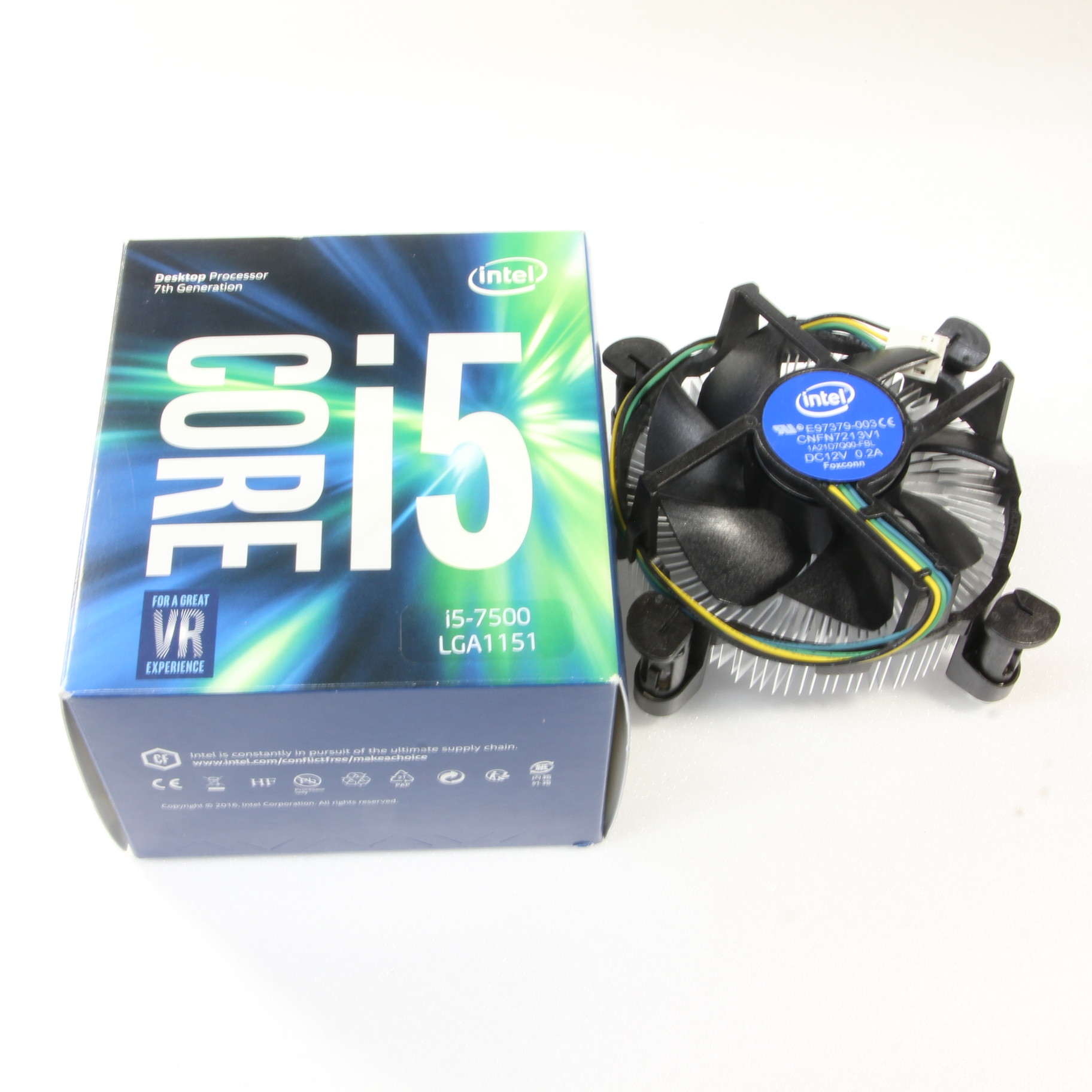 Intel Core i5-7500 動作確認済 ② パソコンCPU Core i5-7500 3.4GHz 動作