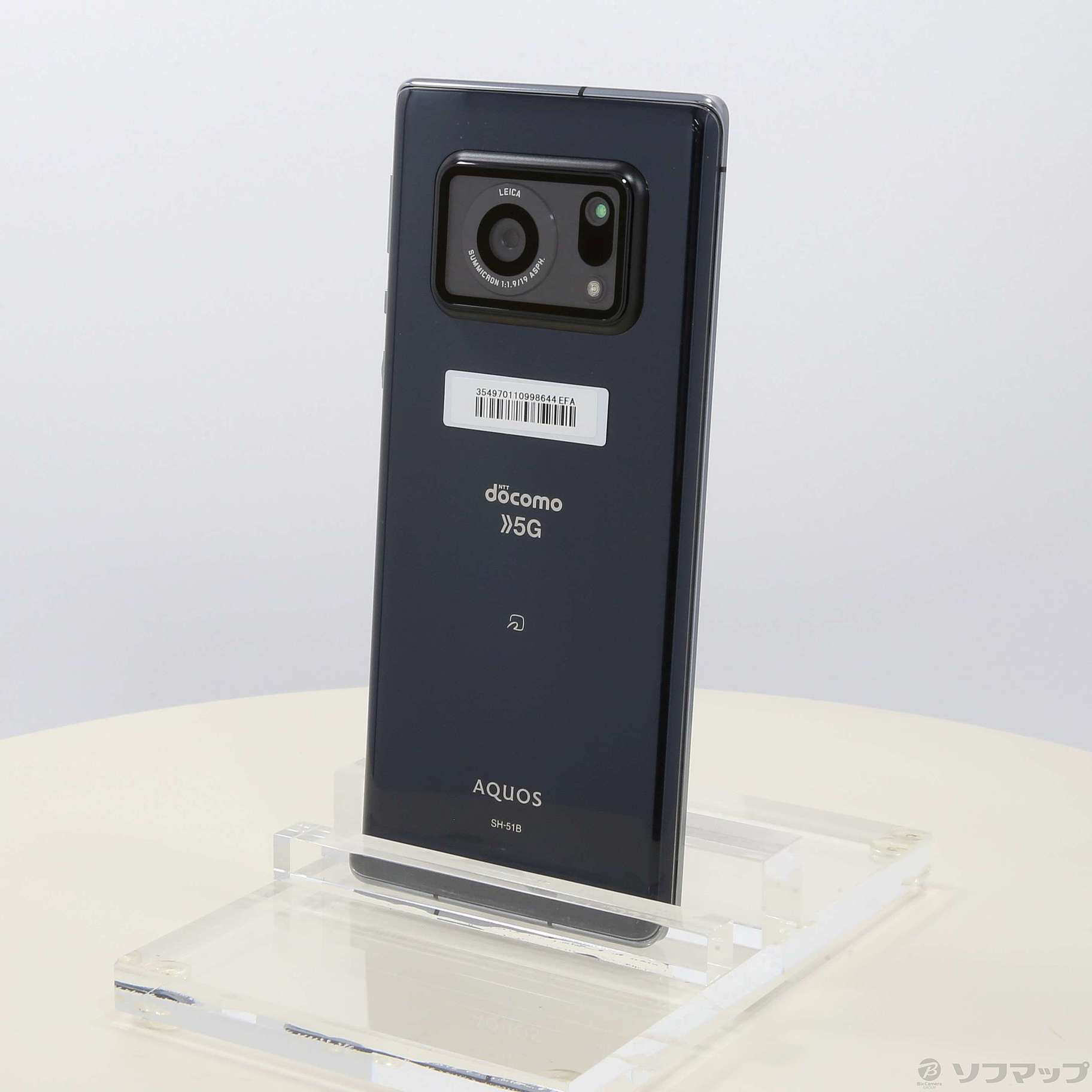 中古】AQUOS R6 128GB ブラック SH-51B docomoロック解除SIMフリー