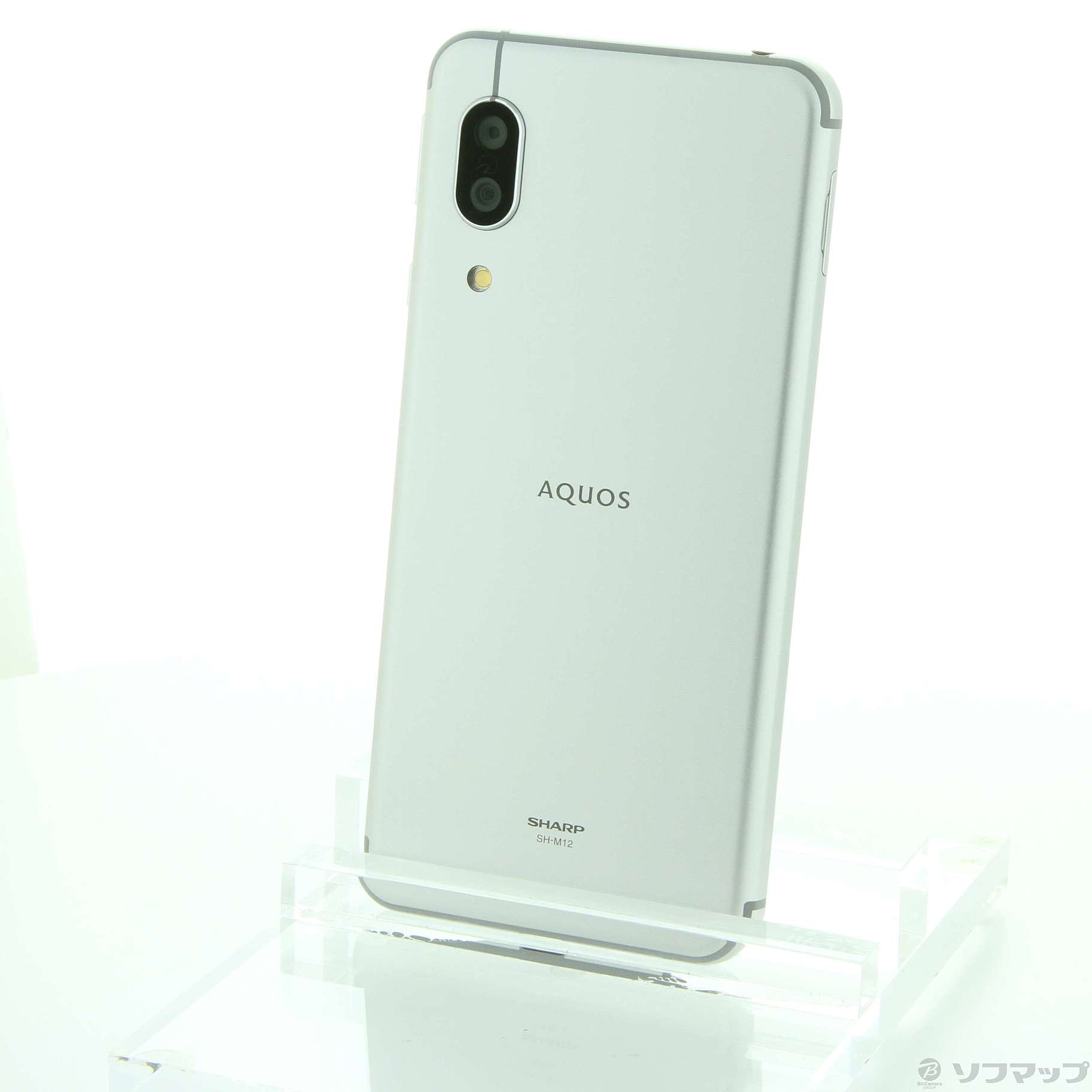 中古】AQUOS sense3 64GB シルバーホワイト SH-M12 SIMフリー ◇10/07