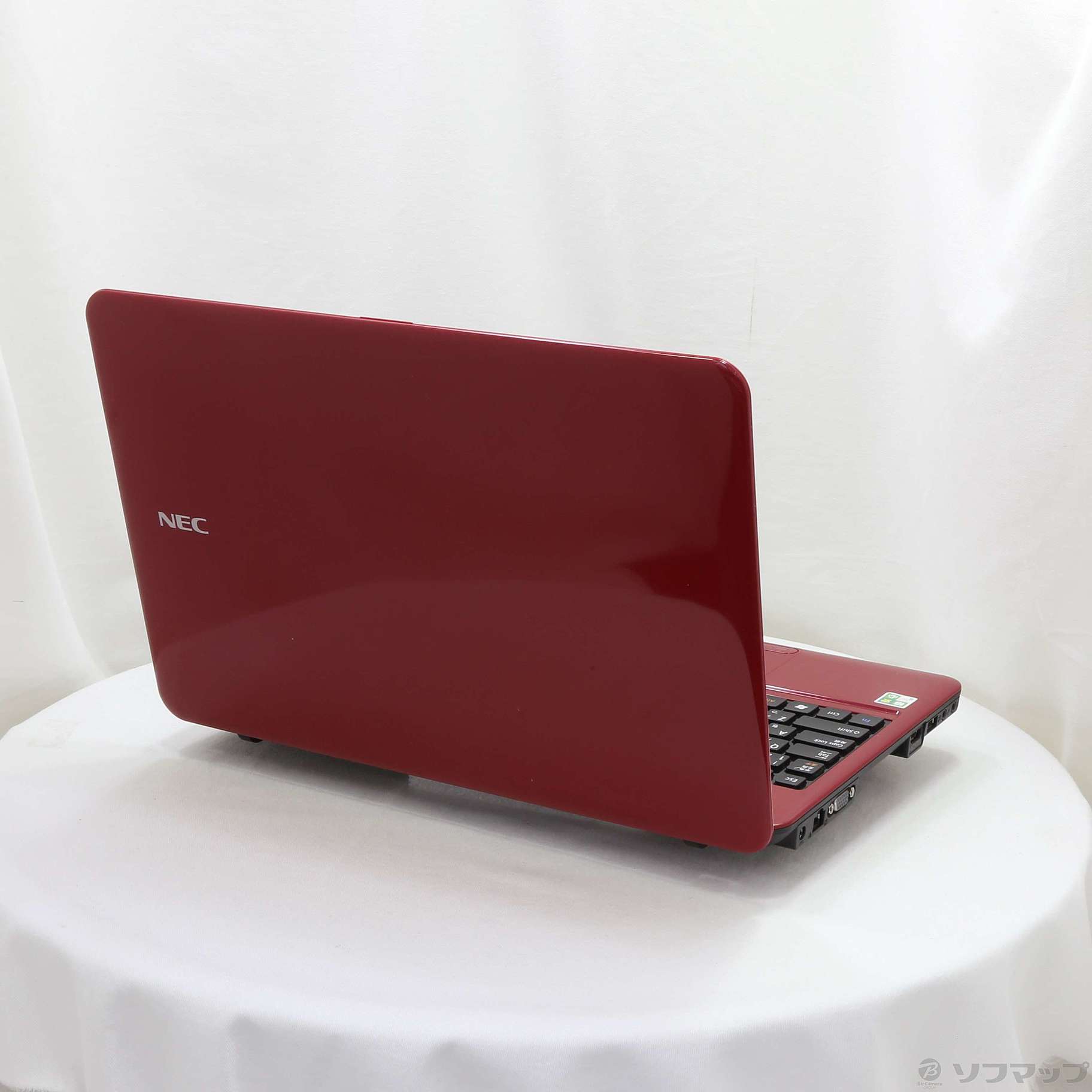 格安安心パソコン LaVie S LS550／CS6R PC-LS550CS6R ラズベリーレッド ※バッテリー完全消耗