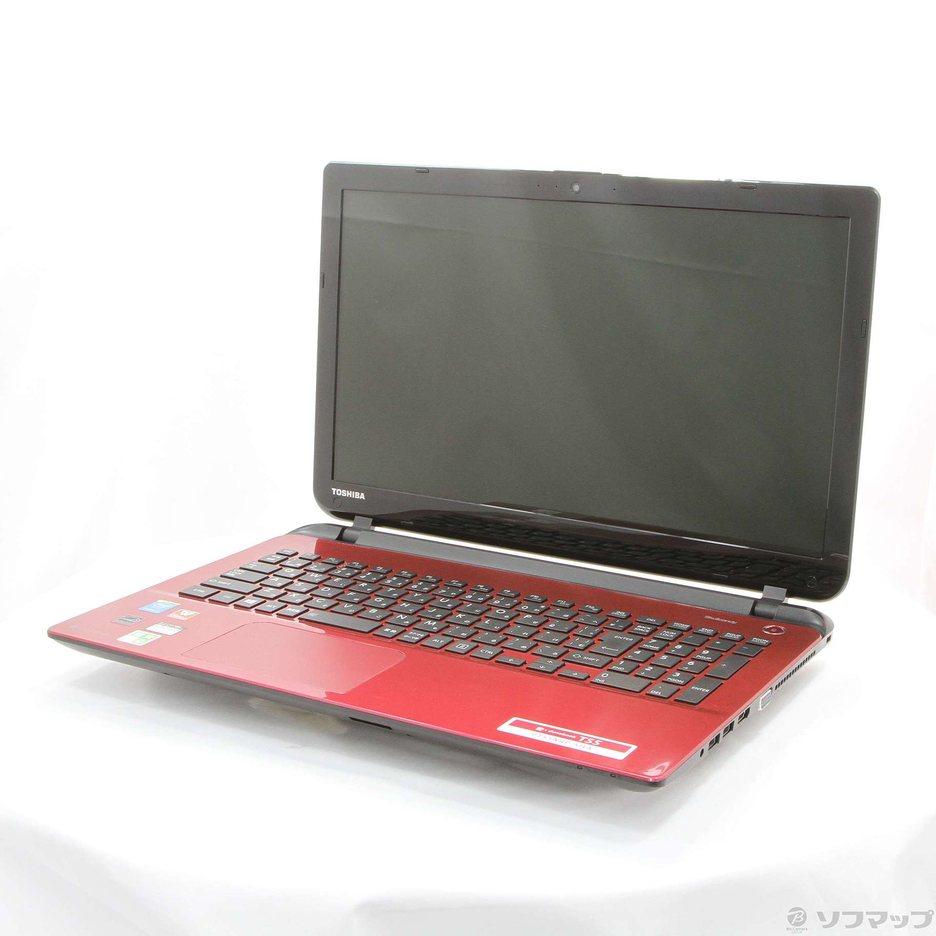 中古】格安安心パソコン dynabook T55／NR PT55NRP-SHA モデナレッド