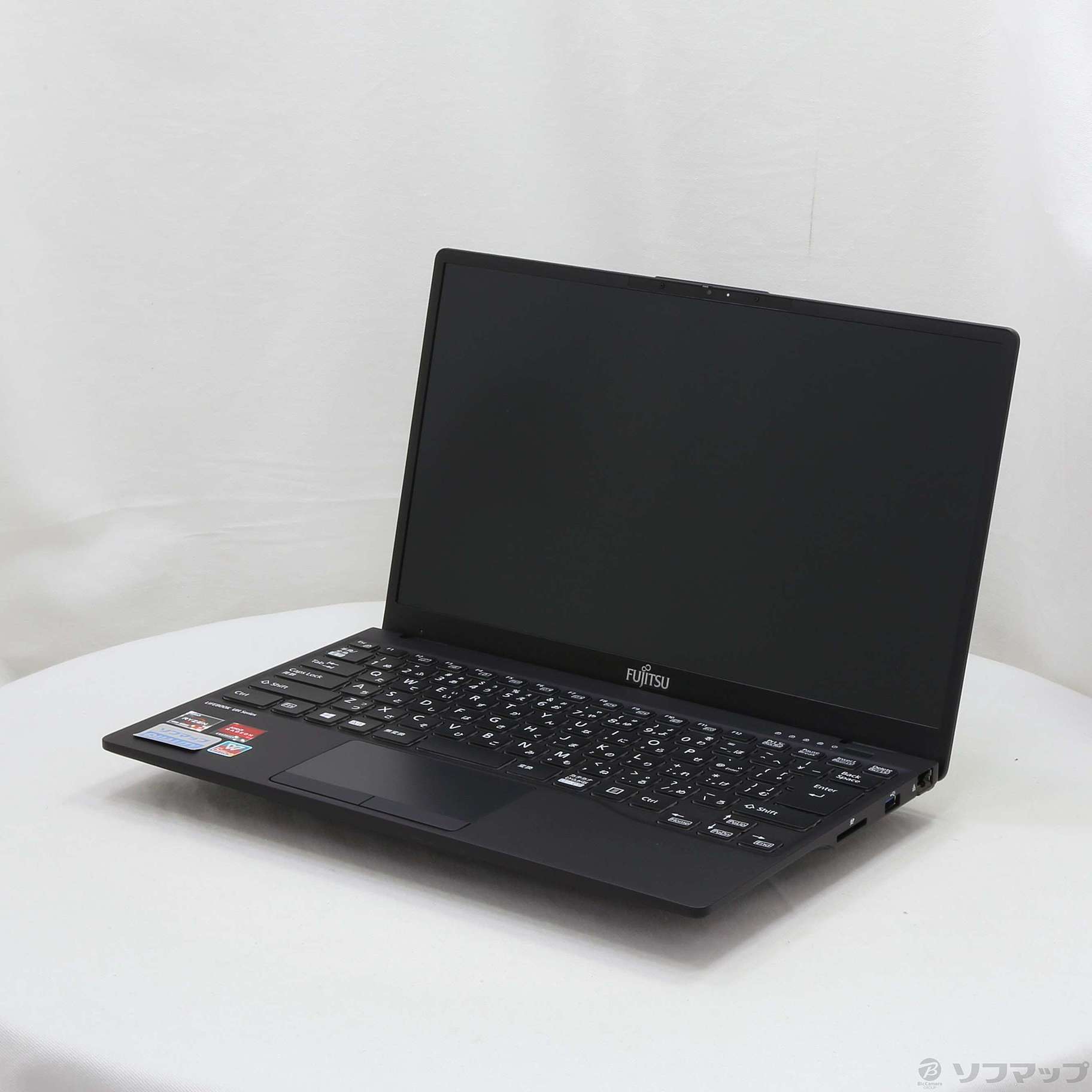 中古】LIFEBOOK UH75／E3 FMVU75E3B ピクトブラック 〔Windows 10