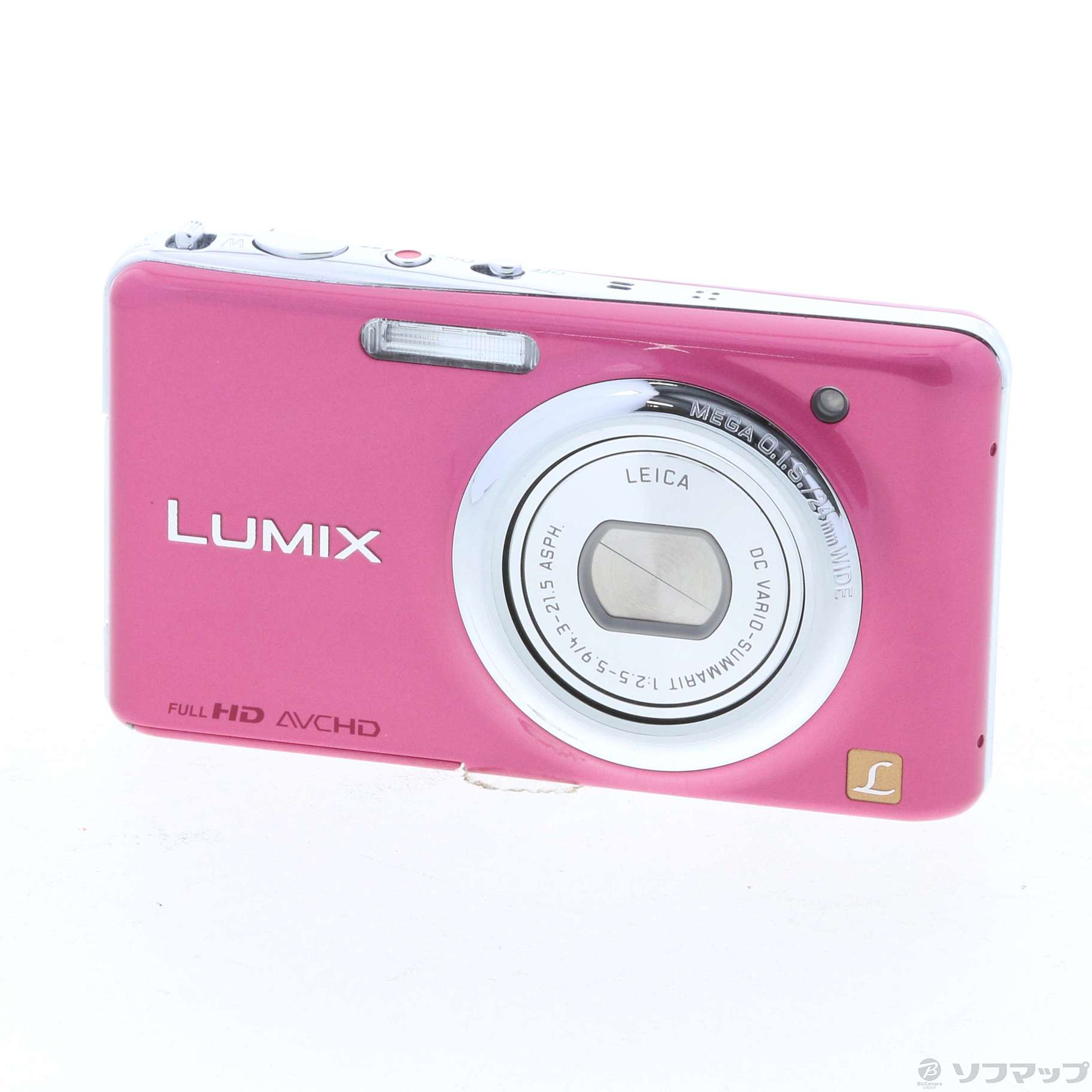 LUMIX DMC-FX77-P (1210万画素／5倍／グラマラスピンク／SDXC)