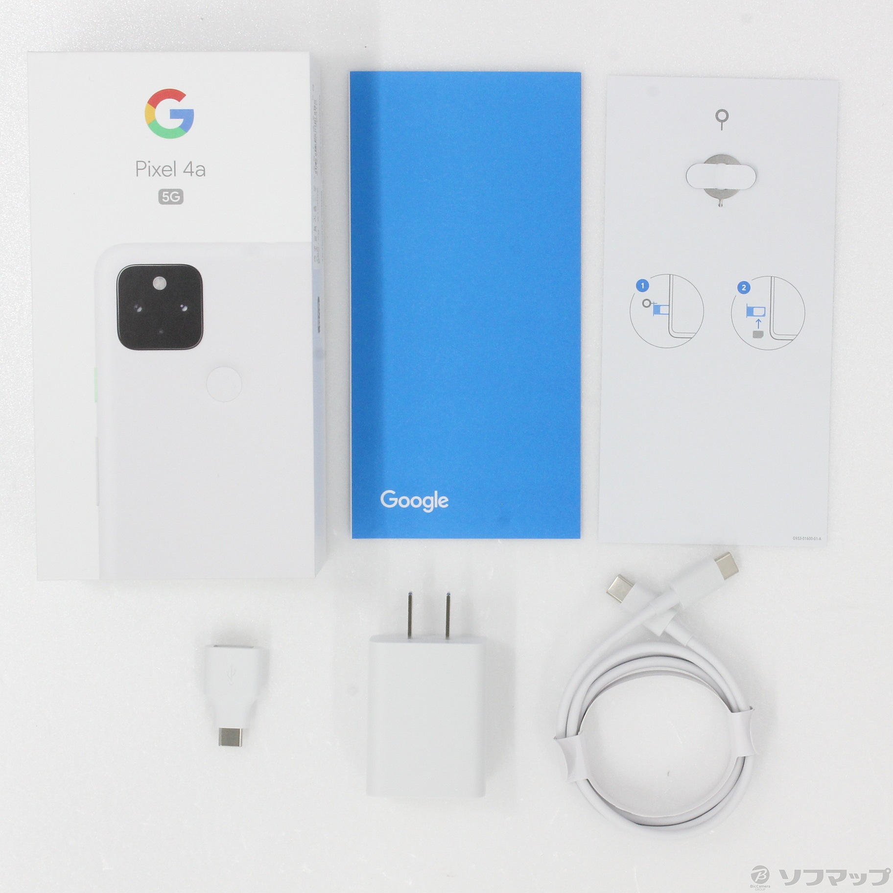 中古】Google Pixel 4a 5G 128GB クリアリーホワイト G025H SoftBank