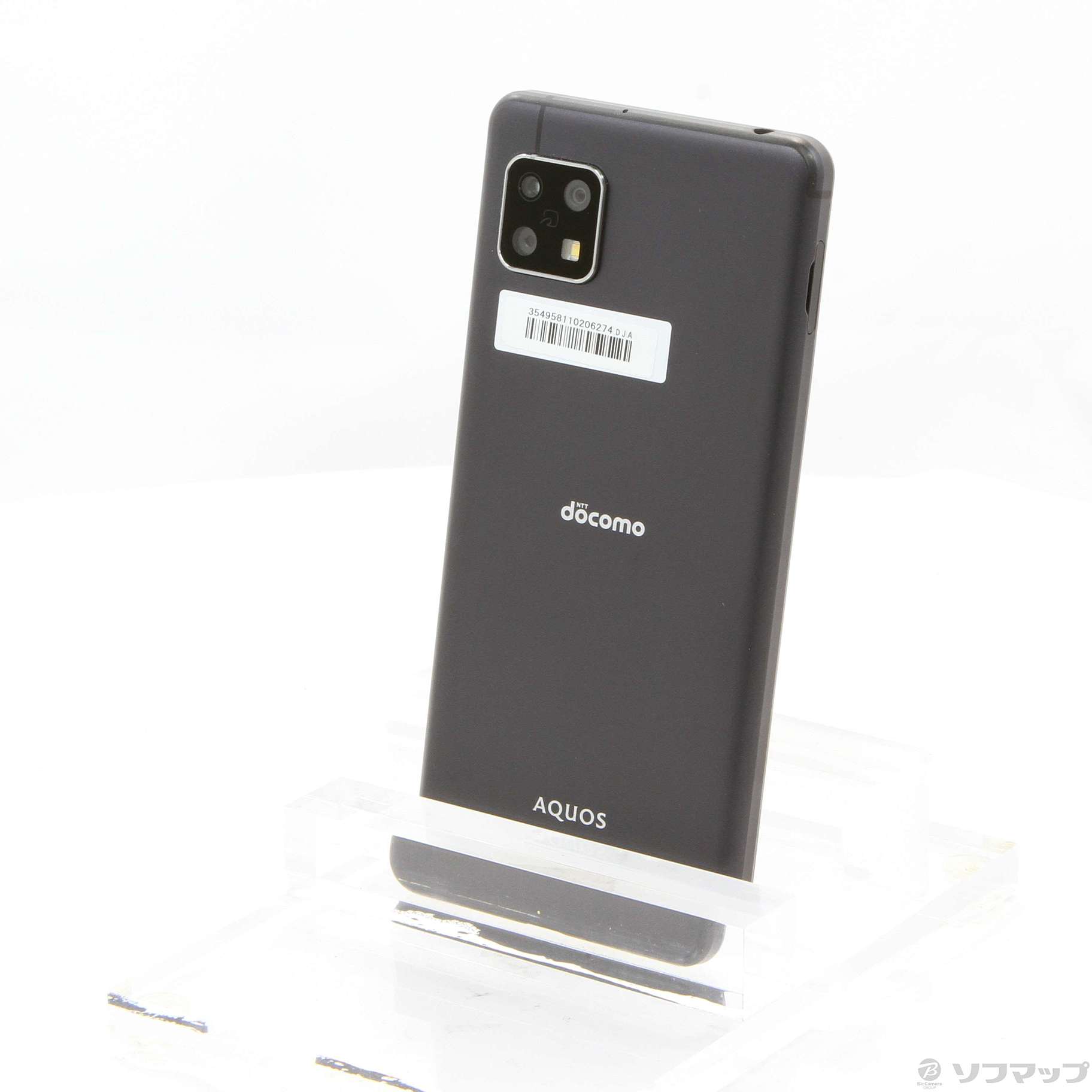 中古】AQUOS sense4 64GB ブラック SH-41A docomoロック解除SIMフリー