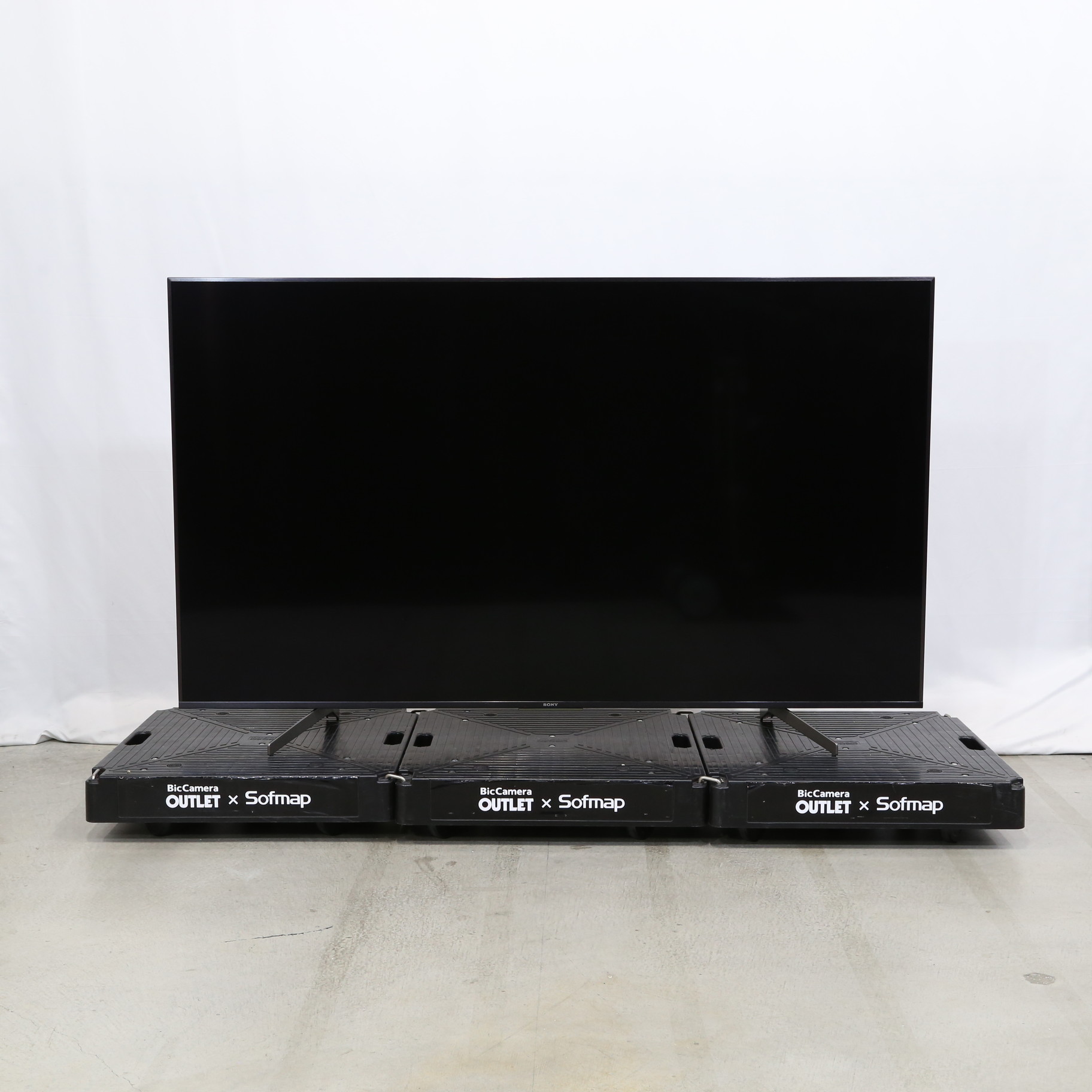 中古】〔展示品〕 75ｲﾝﾁ4K液晶ﾃﾚﾋﾞ BRAVIA(ブラビア) KJ-75X8550G