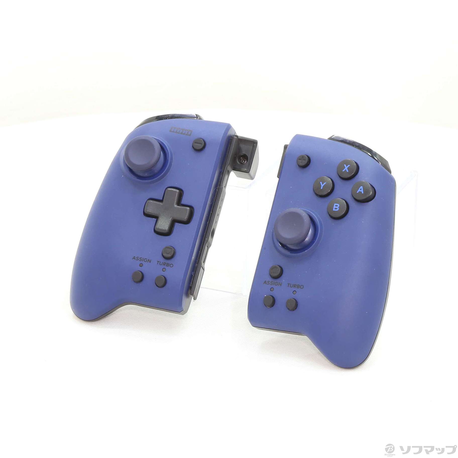 Switch用 ホリ グリップコントローラー ブルー - 携帯用ゲーム本体