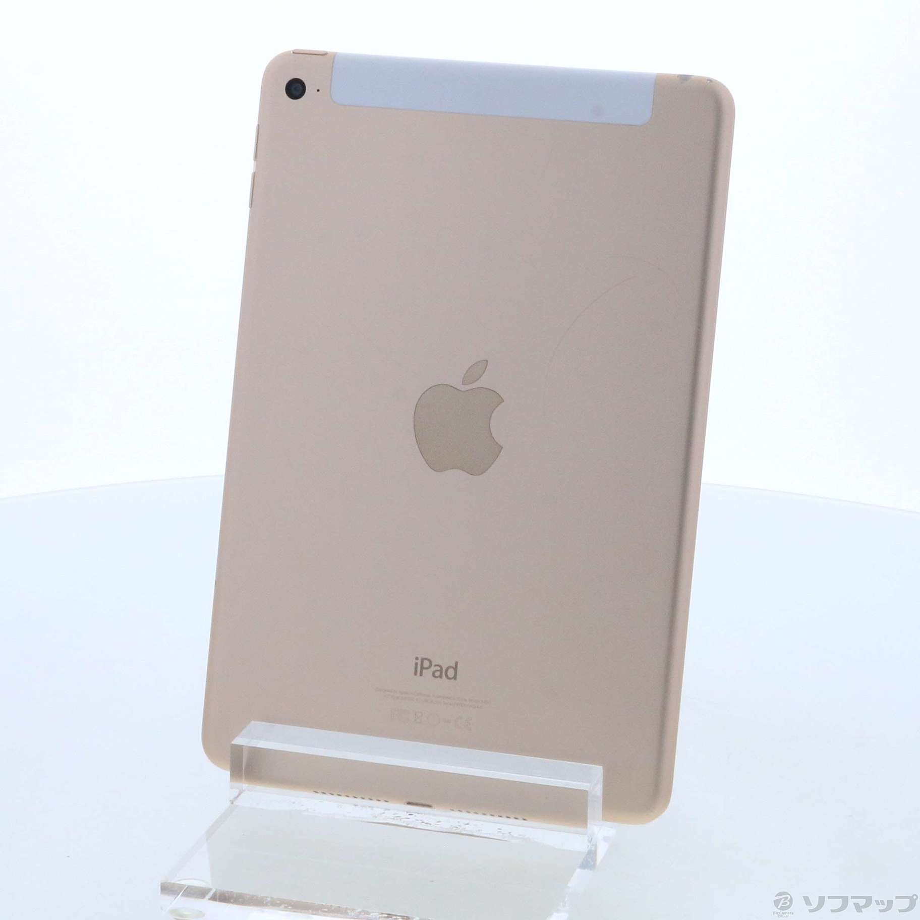 中古品 難あり Ipad Mini 4 16gb ゴールド Mk712j A Auロック解除simフリー の通販はソフマップ Sofmap