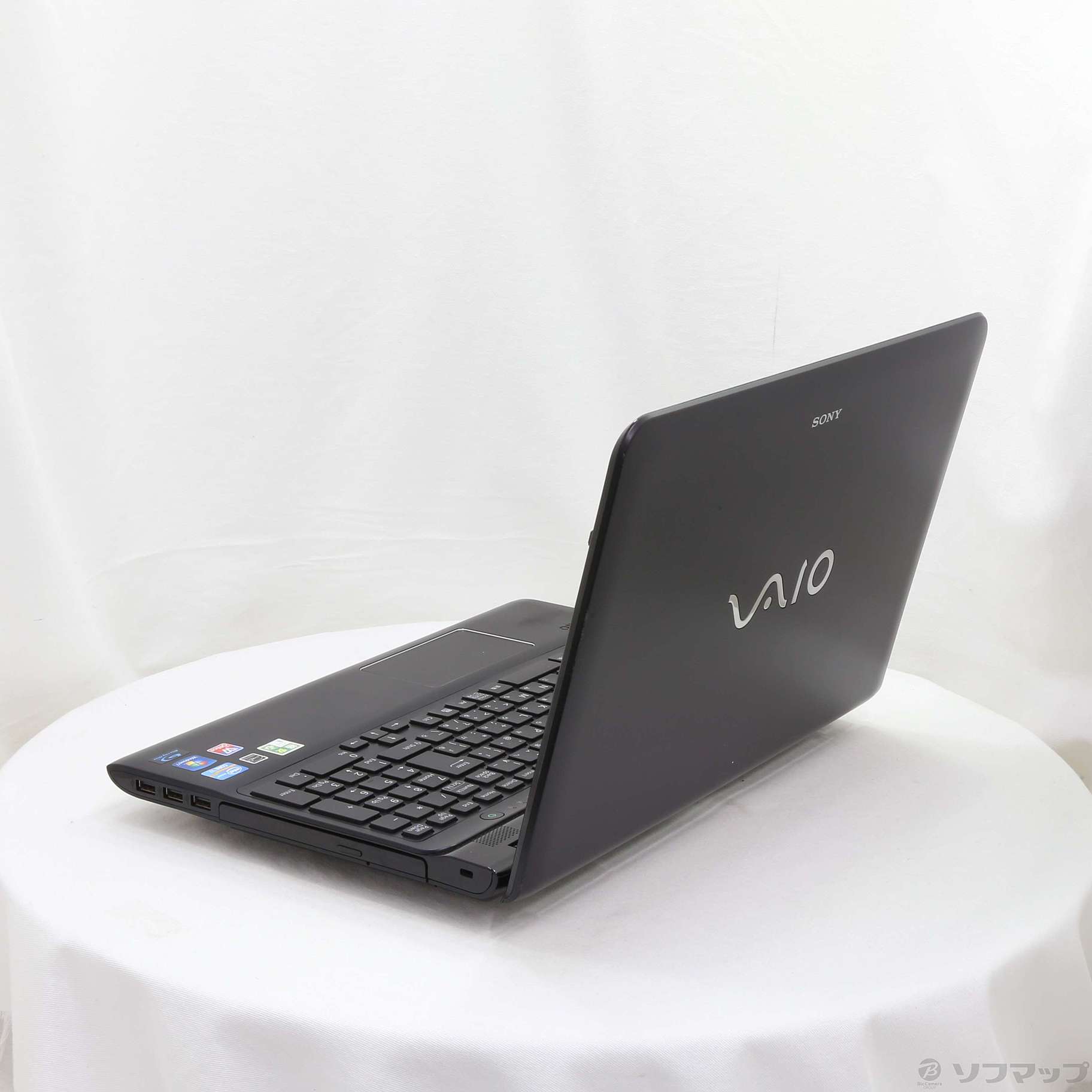 中古】格安安心パソコン VAIO E SVE15118FJB ブラック [2133034878005
