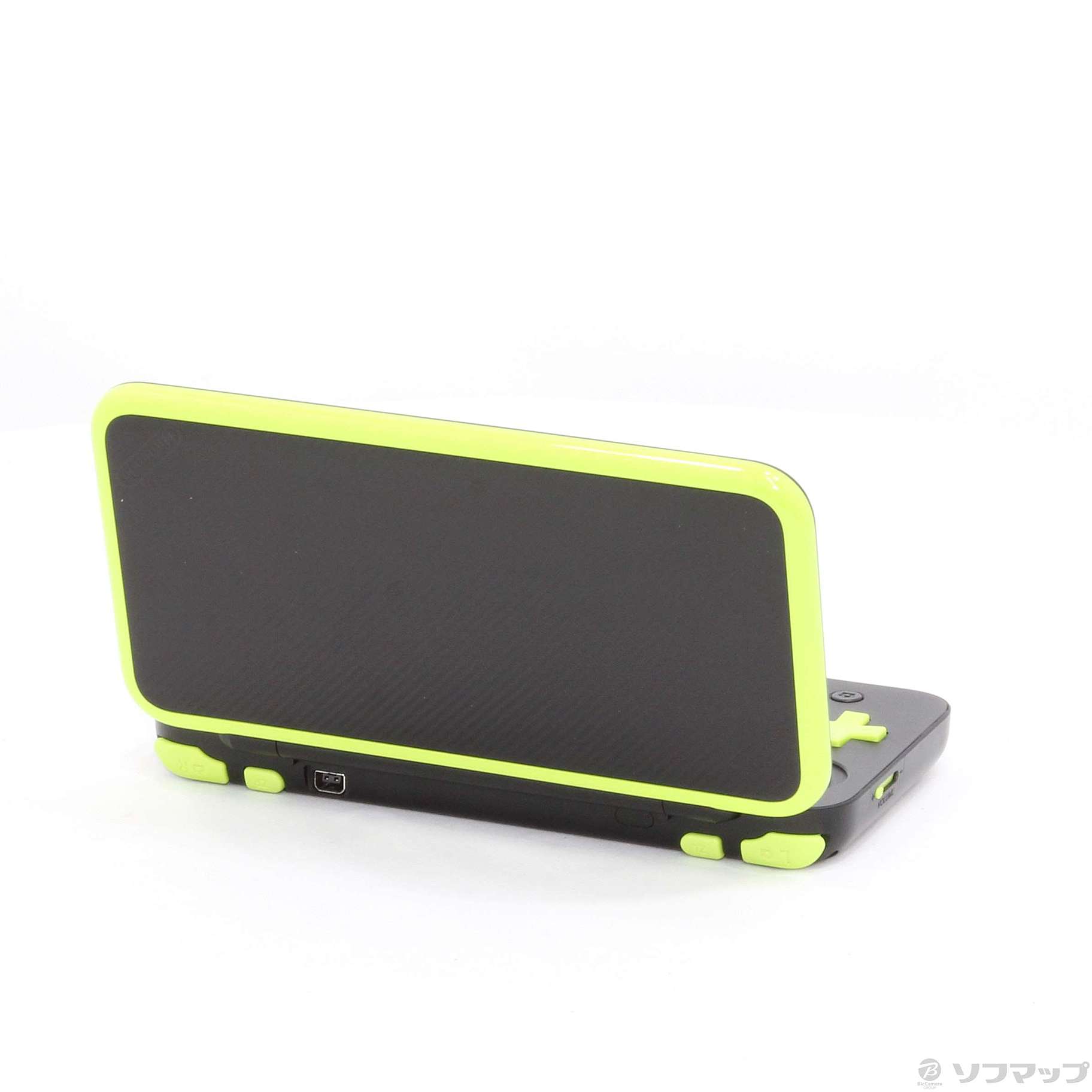中古】Newニンテンドー2DS LL ブラック×ライム [2133034881074