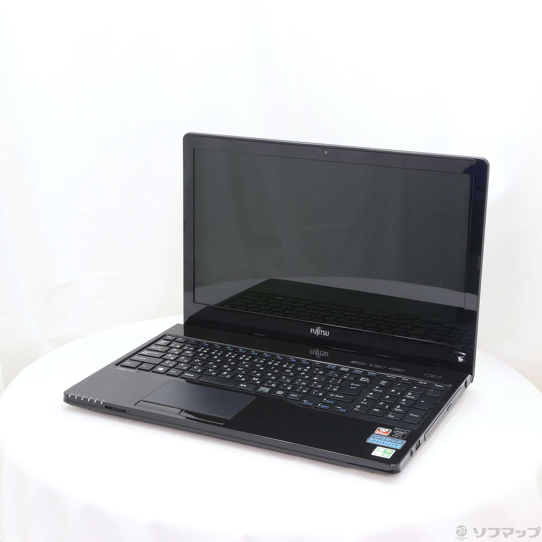 中古】格安安心パソコン LIFEBOOK AH45／W FMVA45WB シャイニーブラック 〔Windows 10〕 [2133034887199]  - リコレ！|ビックカメラグループ ソフマップの中古通販サイト