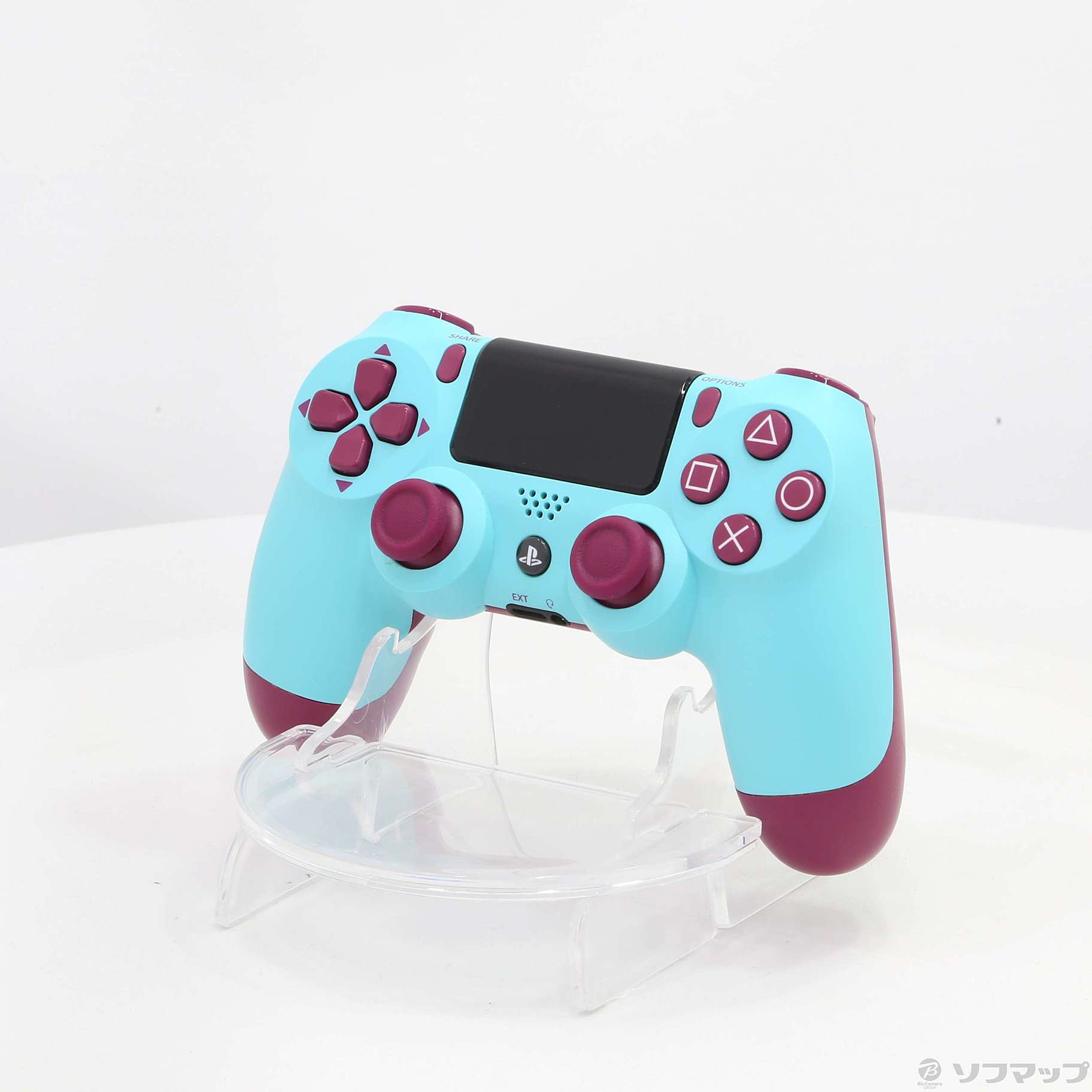 PS4 コントローラー 純正 ベリーブルー ゲオ限定カラー - 家庭用ゲーム本体