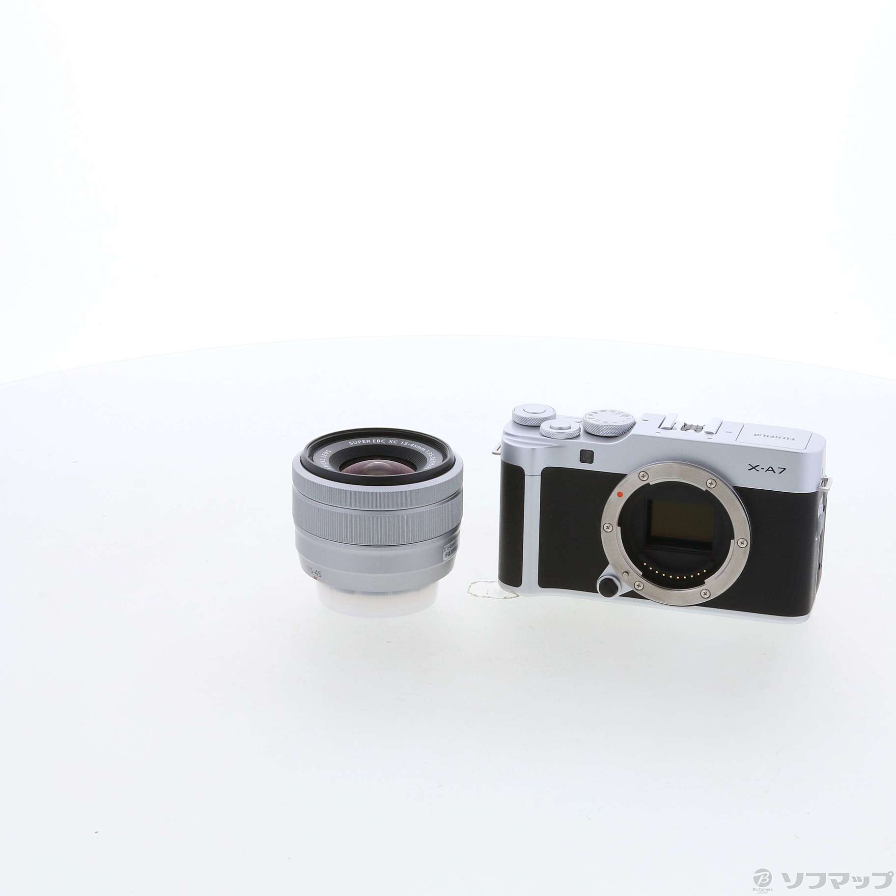 中古】FUJIFILM X-A7 レンズキット F X-A7LK-S シルバー ◇10/06(水