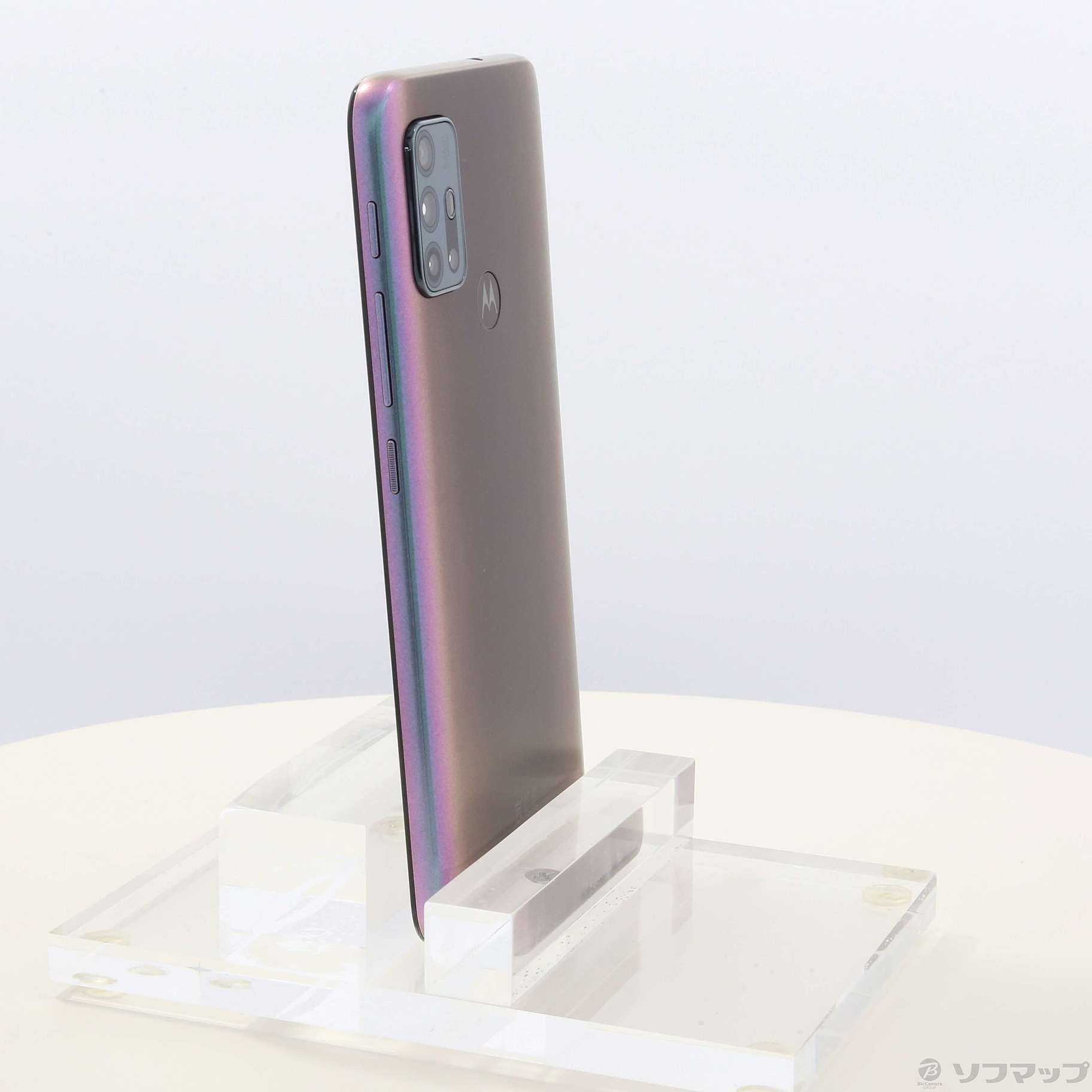 中古】〔展示品〕 moto g30 128GB ダークパール PAML0010JP SIM