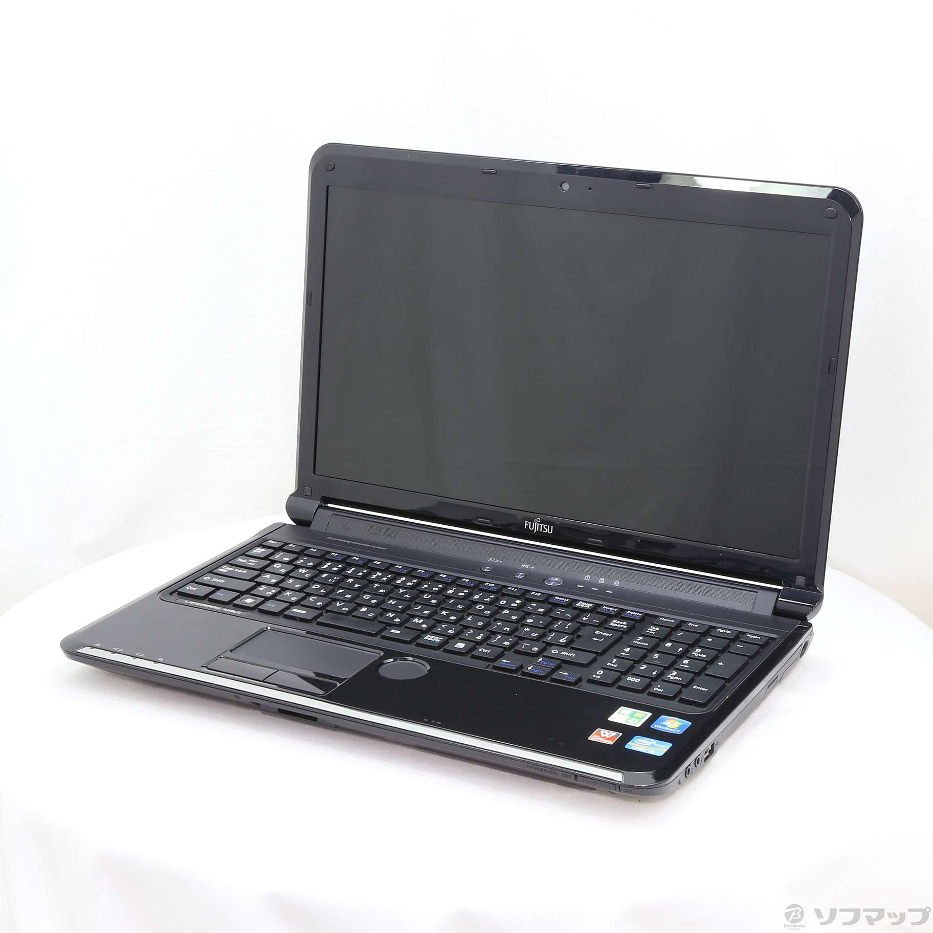 中古】格安安心パソコン LIFEBOOK AH56／D FMVA56DBY シャイニーブラック [2133034989619] -  リコレ！|ビックカメラグループ ソフマップの中古通販サイト