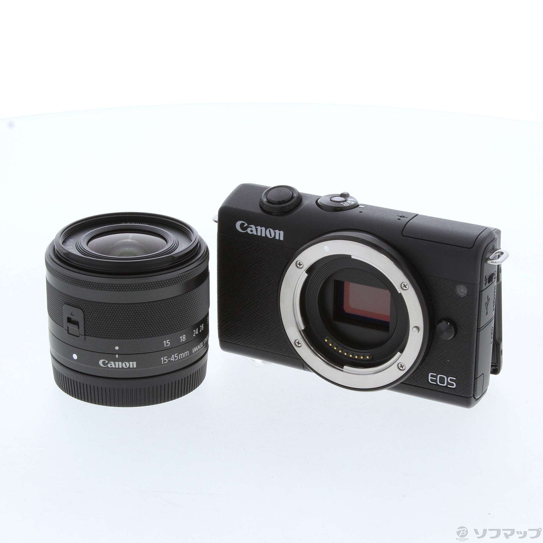 ほぼ未使用 Canon EOS M200 EF-M15-45 IS STM 黒 Canon EOS M200 EF-M15-45 IS STM レンズキット ブラック