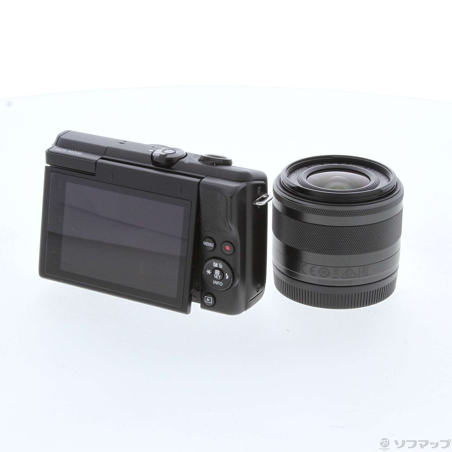 中古】EOS M200 EF-M15-45 IS STM レンズキット ブラック