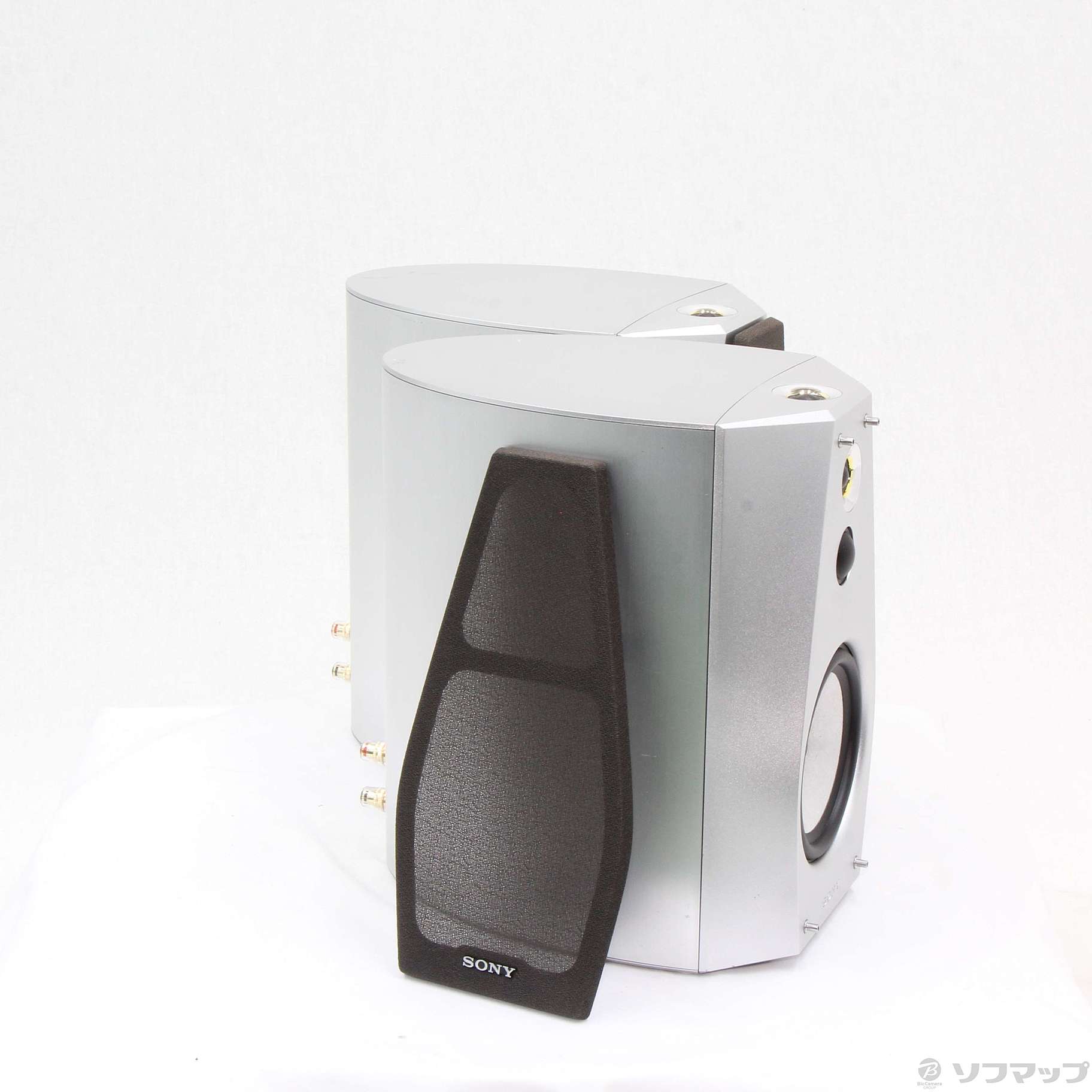 ◆ソニー SS-HA1◆ハイレゾ対応スピーカー＊SONY◆シルバー ペア◆ケーブルおまけ可 スピーカー SONY SS-HA1 ハイレゾ対応 アルミ製、定位感が良い - メルカリ