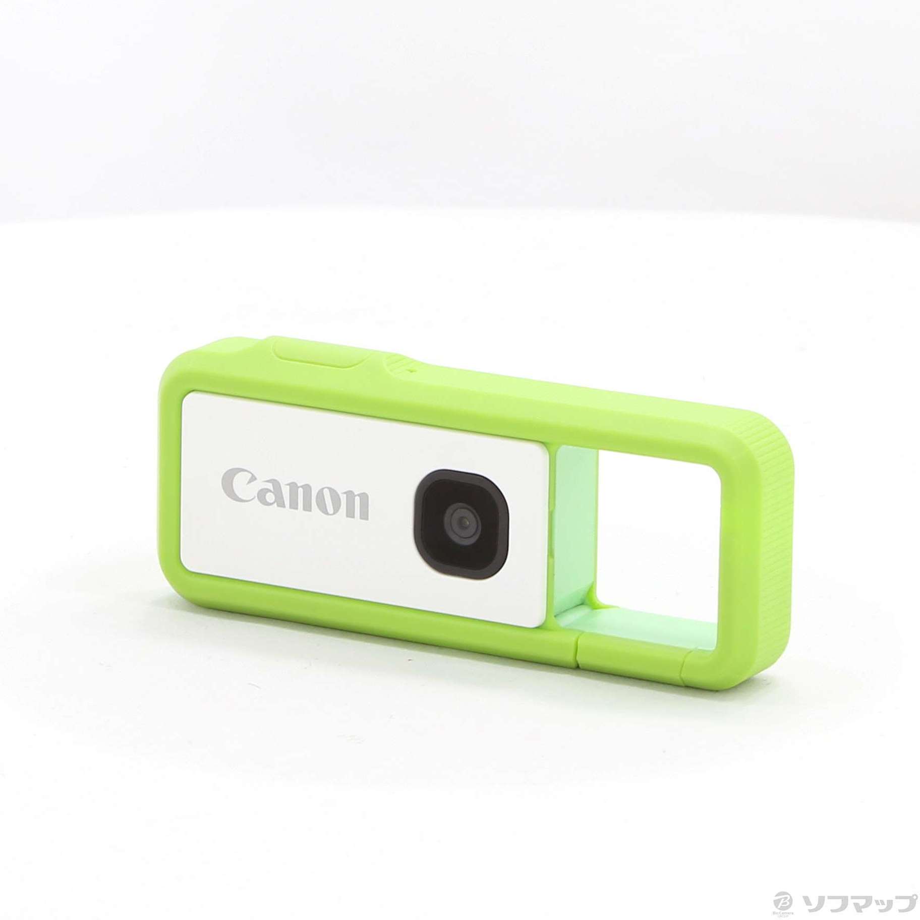 ひし型 Canon カメラ iNSPiC REC GREEN グリーン(小型/防水/耐久)身に