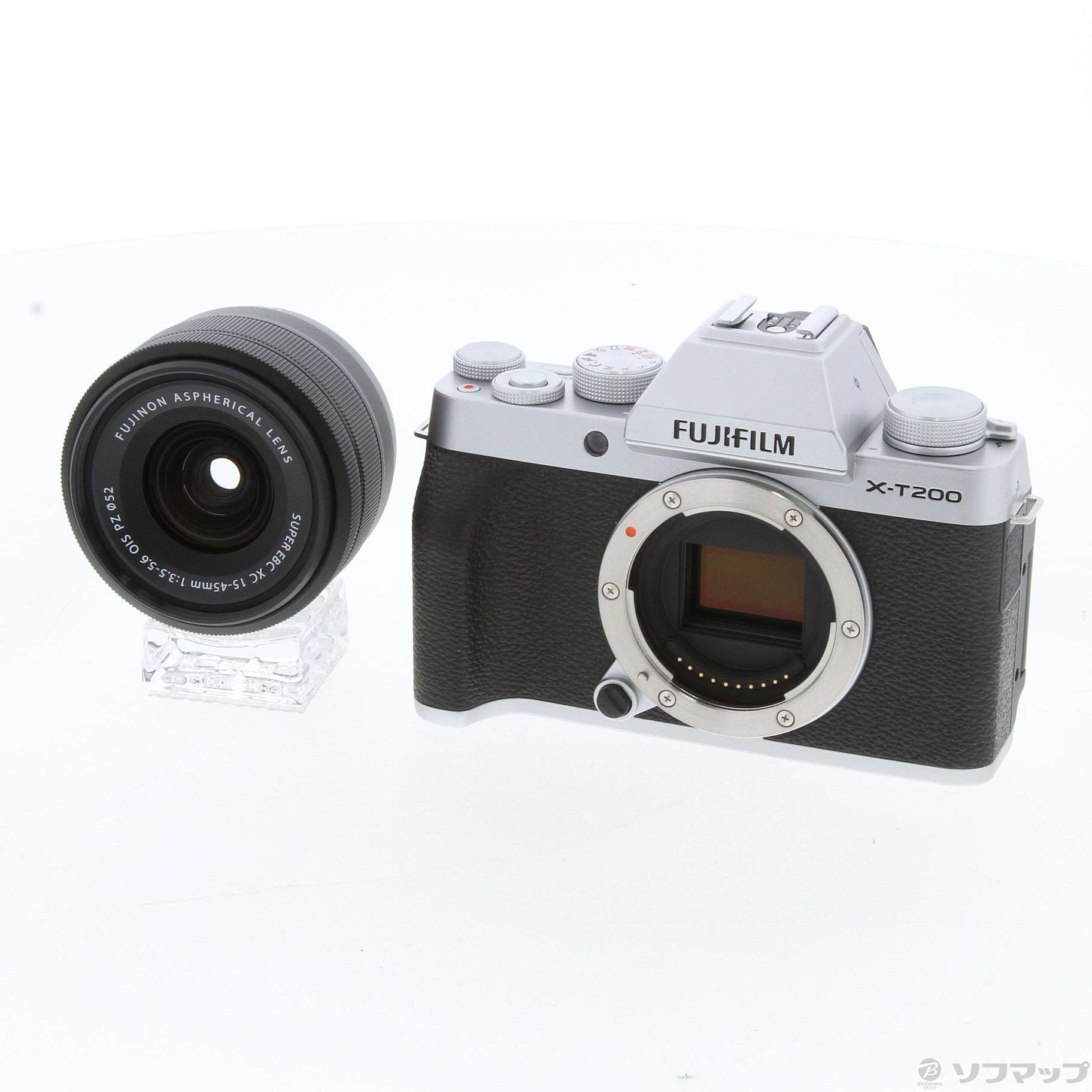 中古】FUJIFILM X-T200 レンズキット シルバー [2133035058390