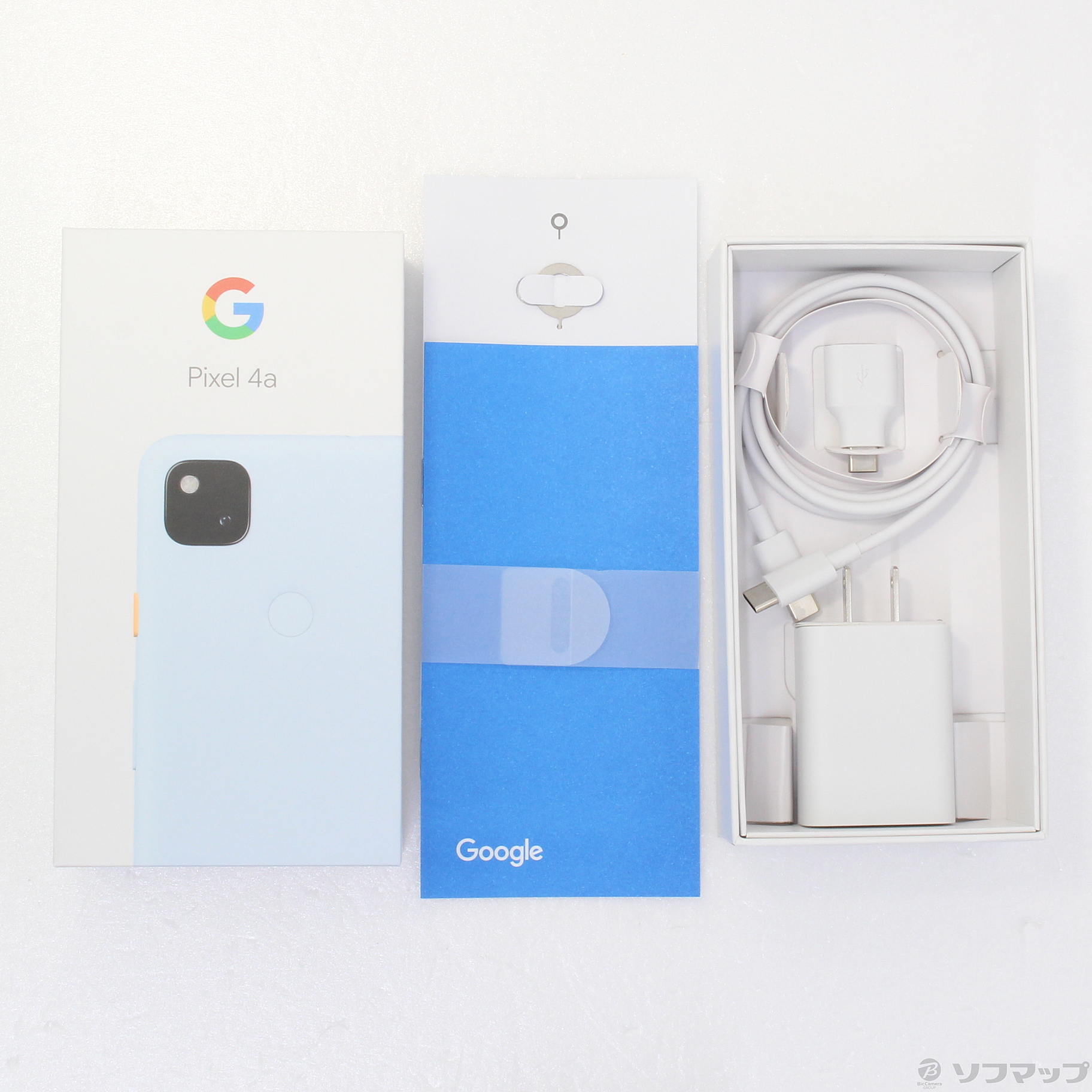 中古】Google Pixel 4a 128GB ベアリーブルー G025M SIMフリー
