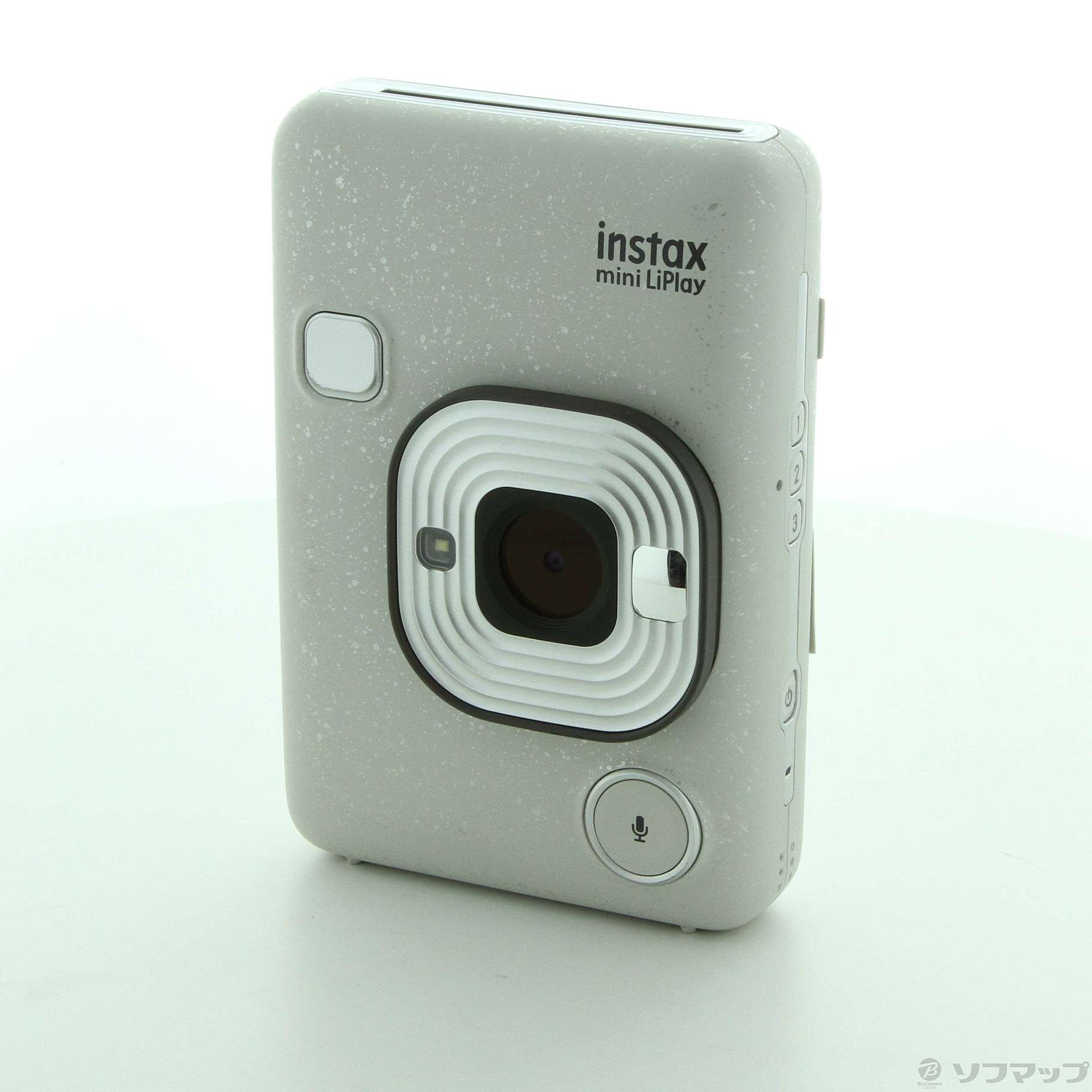 中古】〔展示品〕 instax mini LiPlay チェキ ストーンホワイト ◇11