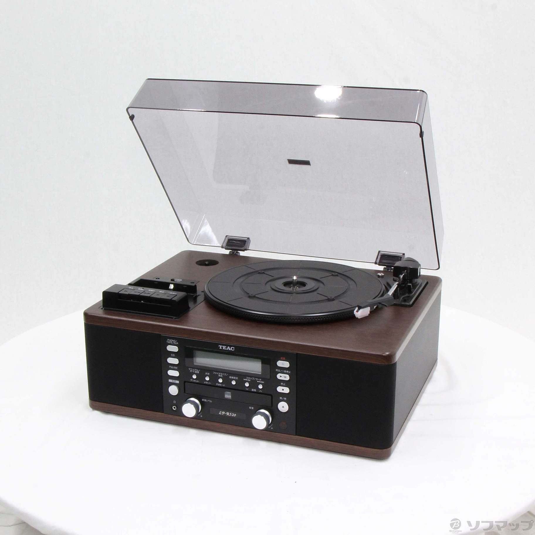 〔展示品〕 LP-R520 ターンテーブル／カセットプレーヤー付CDレコーダー