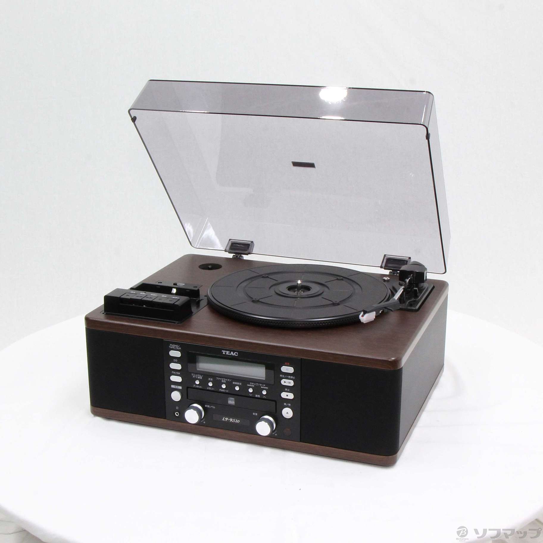 中古】〔展示品〕 LP-R520 ターンテーブル／カセットプレーヤー付CD