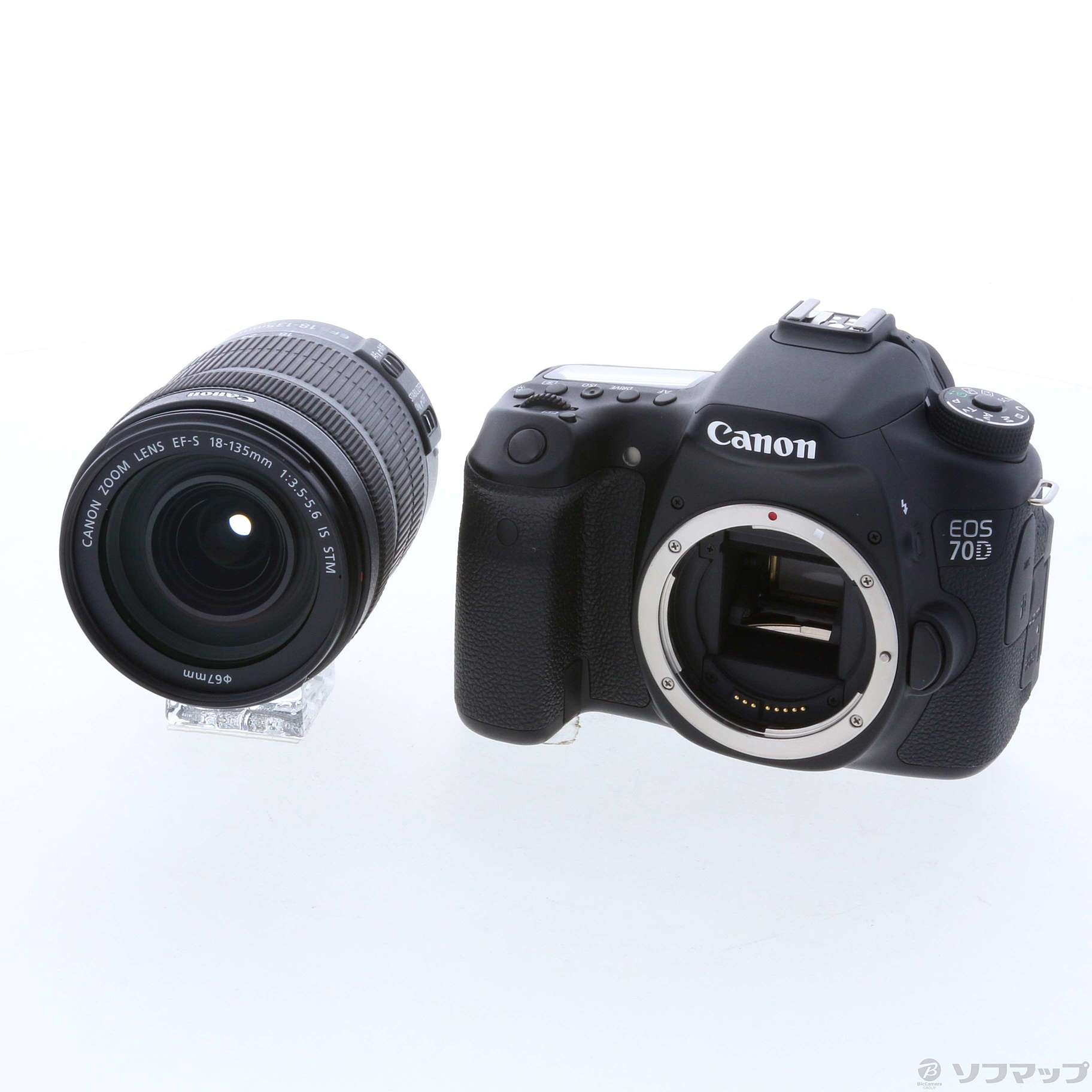 中古】EOS 70D (W) EF-S18-135 IS STM レンズキット (2020万画素／SDXC