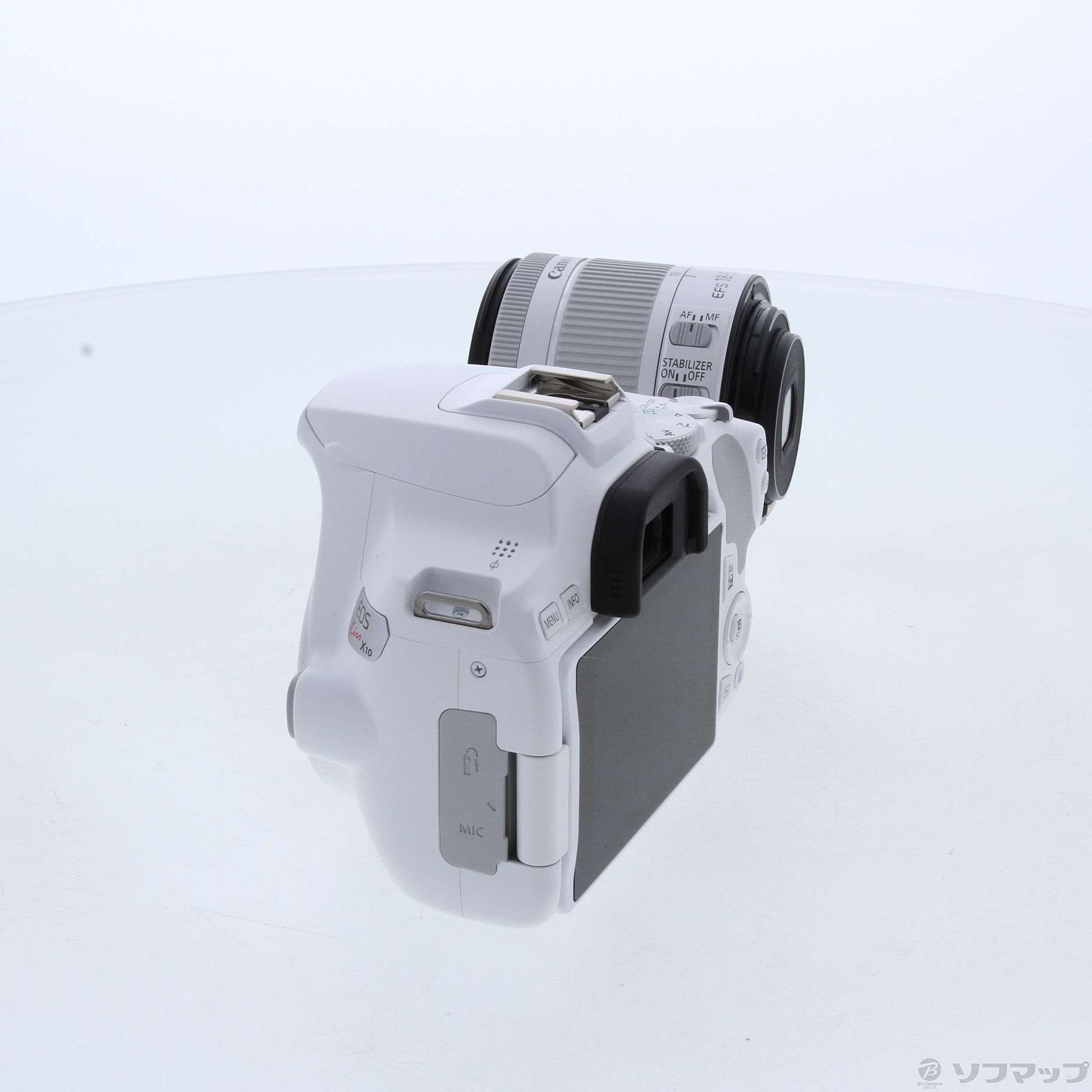 中古】EOS Kiss X10 (ホワイト) EF-S18-55 IS STM レンズキット