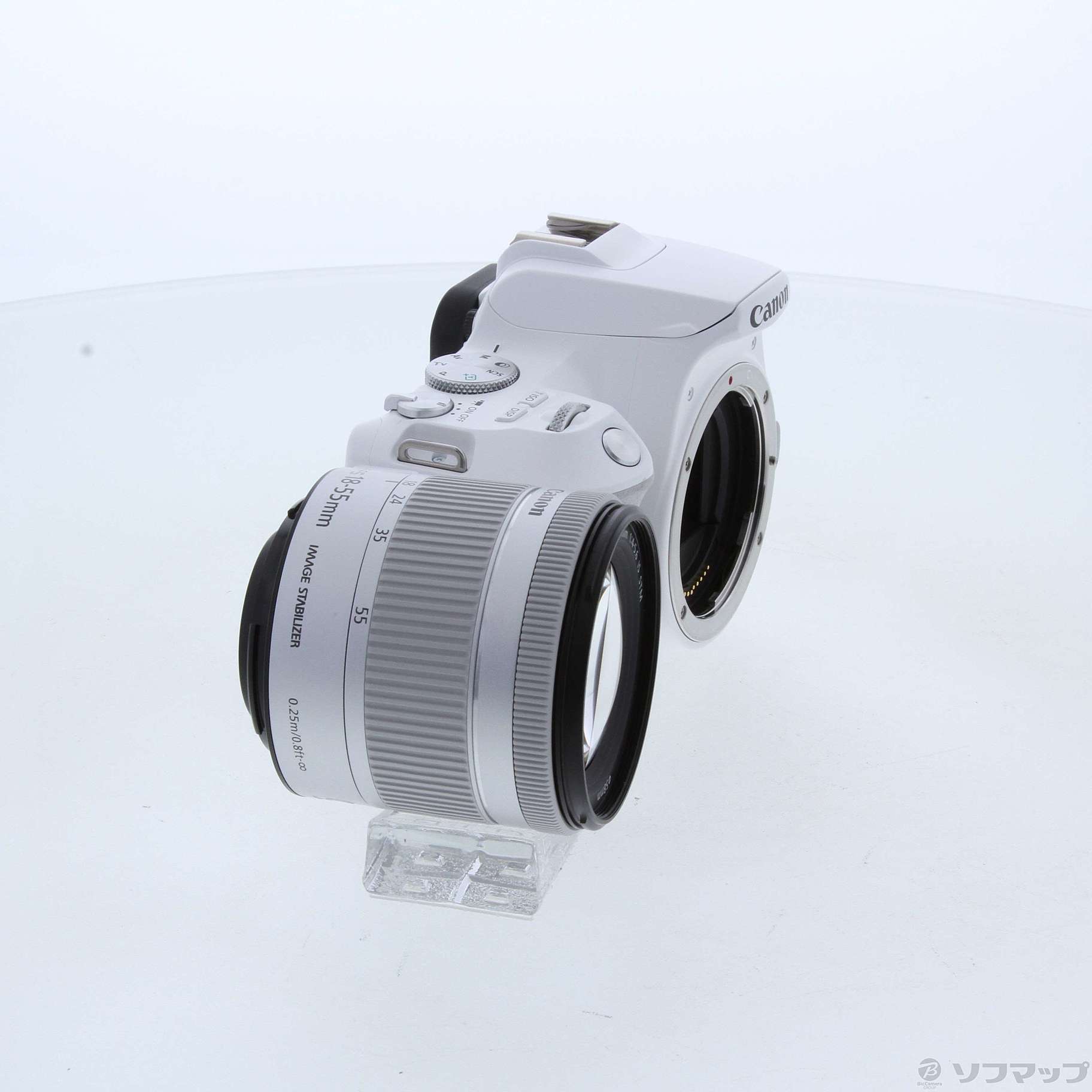 美品✨超希少ホワイト Canon Kiss X10 レンズキット お祝いに♥️ 中古】EOS Kiss X10 (ホワイト) EF-S18-55 IS STM レンズキット