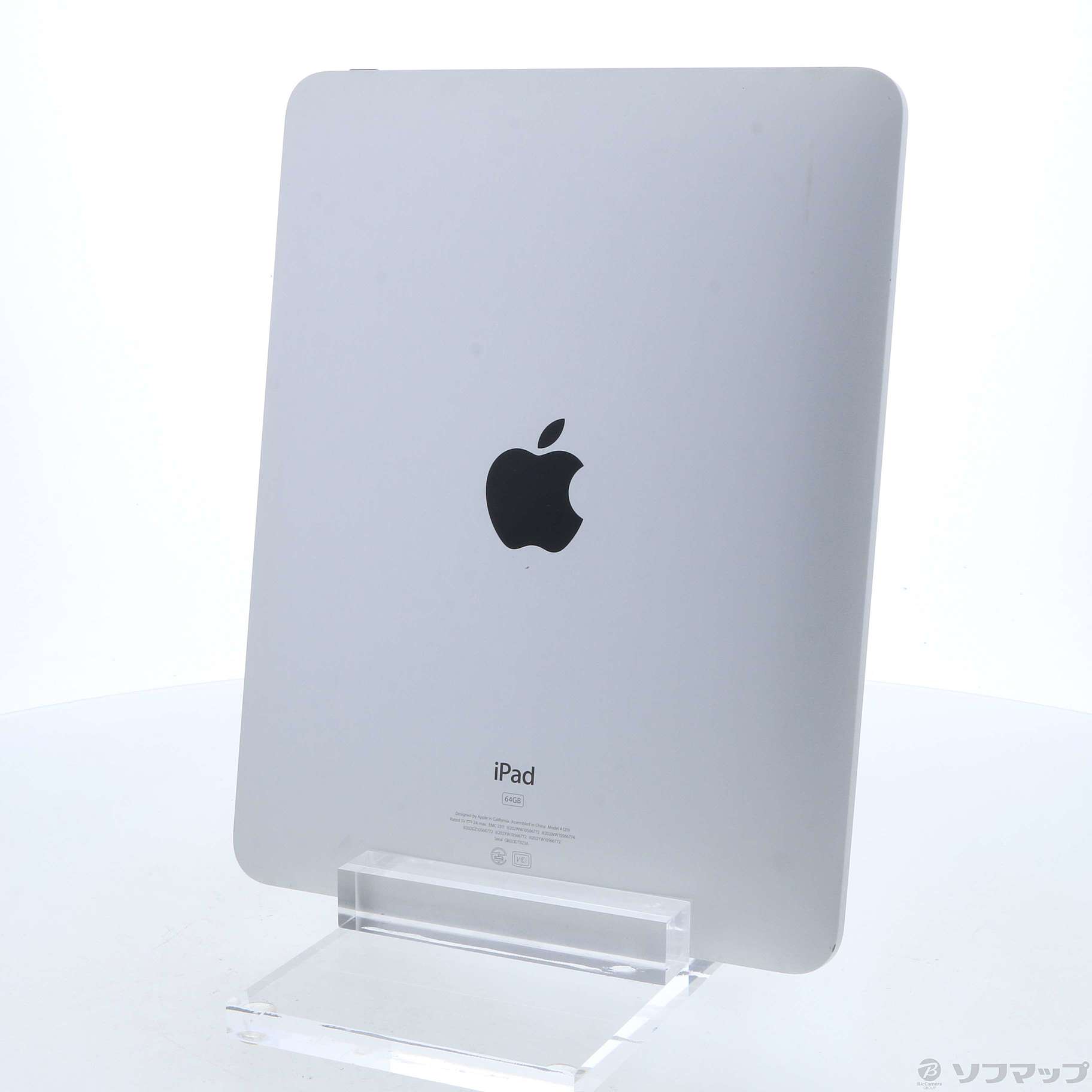 ジャンク品〕 iPad 第1世代 64GB シルバー MB294J／A Wi-Fi｜の通販はソフマップ[sofmap]