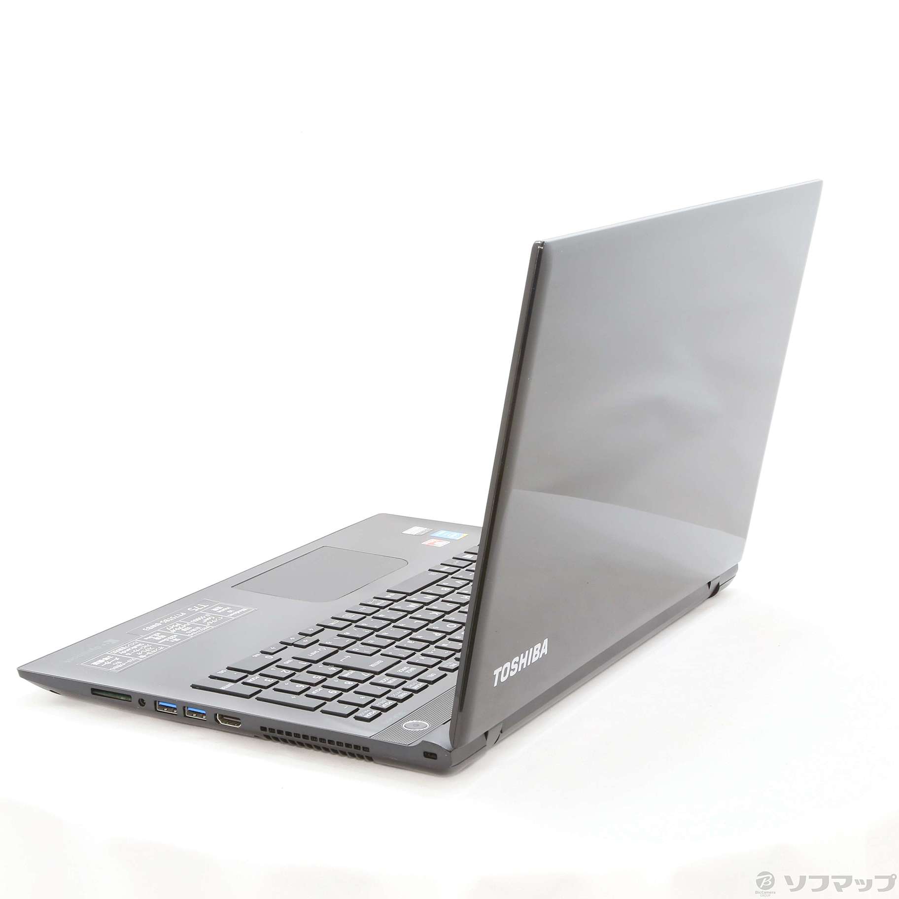 中古】dynabook T75／TBS2 PT75TBS-BWB3 プレシャスブラック 〔Windows
