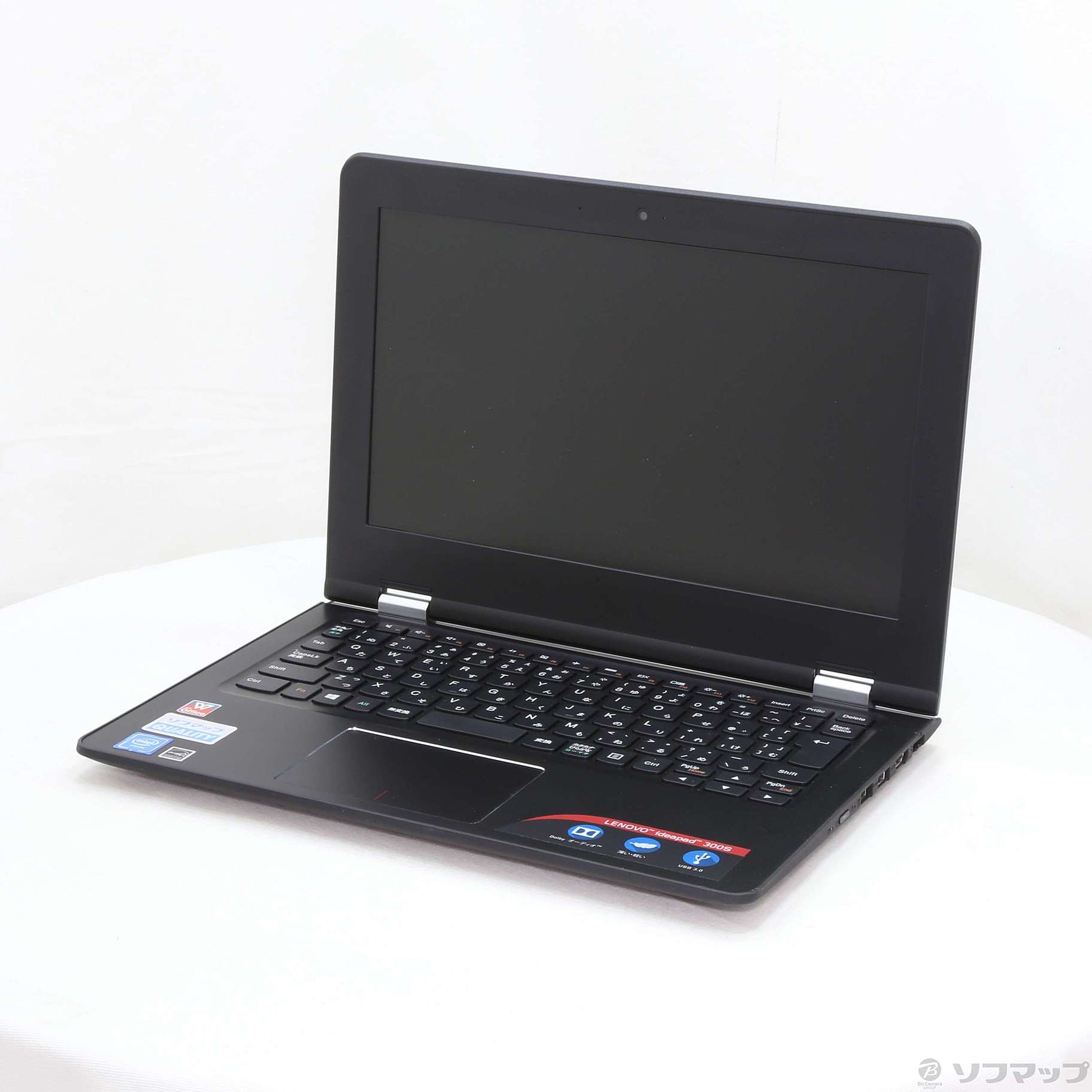 中古】ideapad 300S 80KU006QJP エボニーブラック 〔Windows 10〕 ◇12