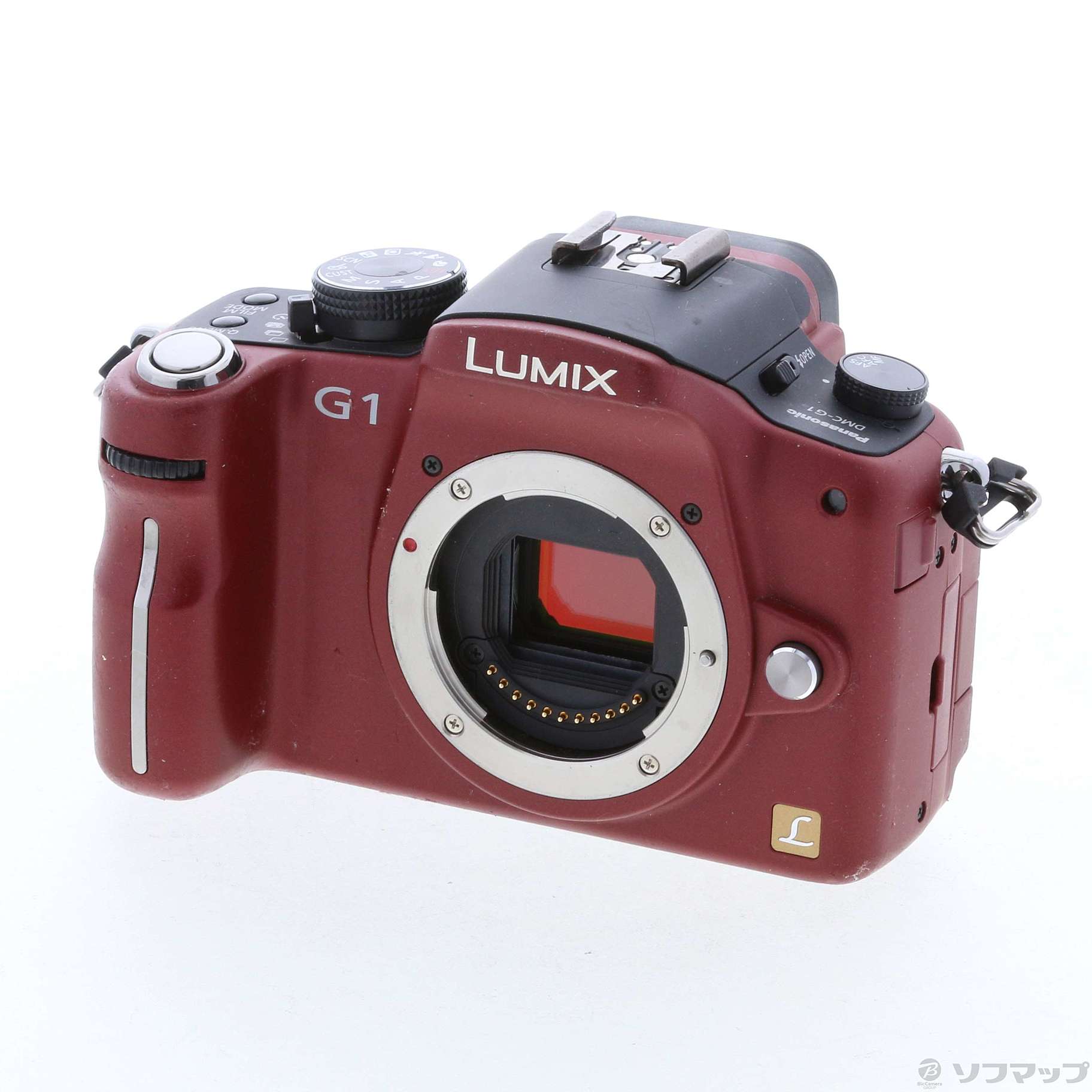 中古】LUMIX DMC-G1 (R) (コンフォートレッド) [2133035256376