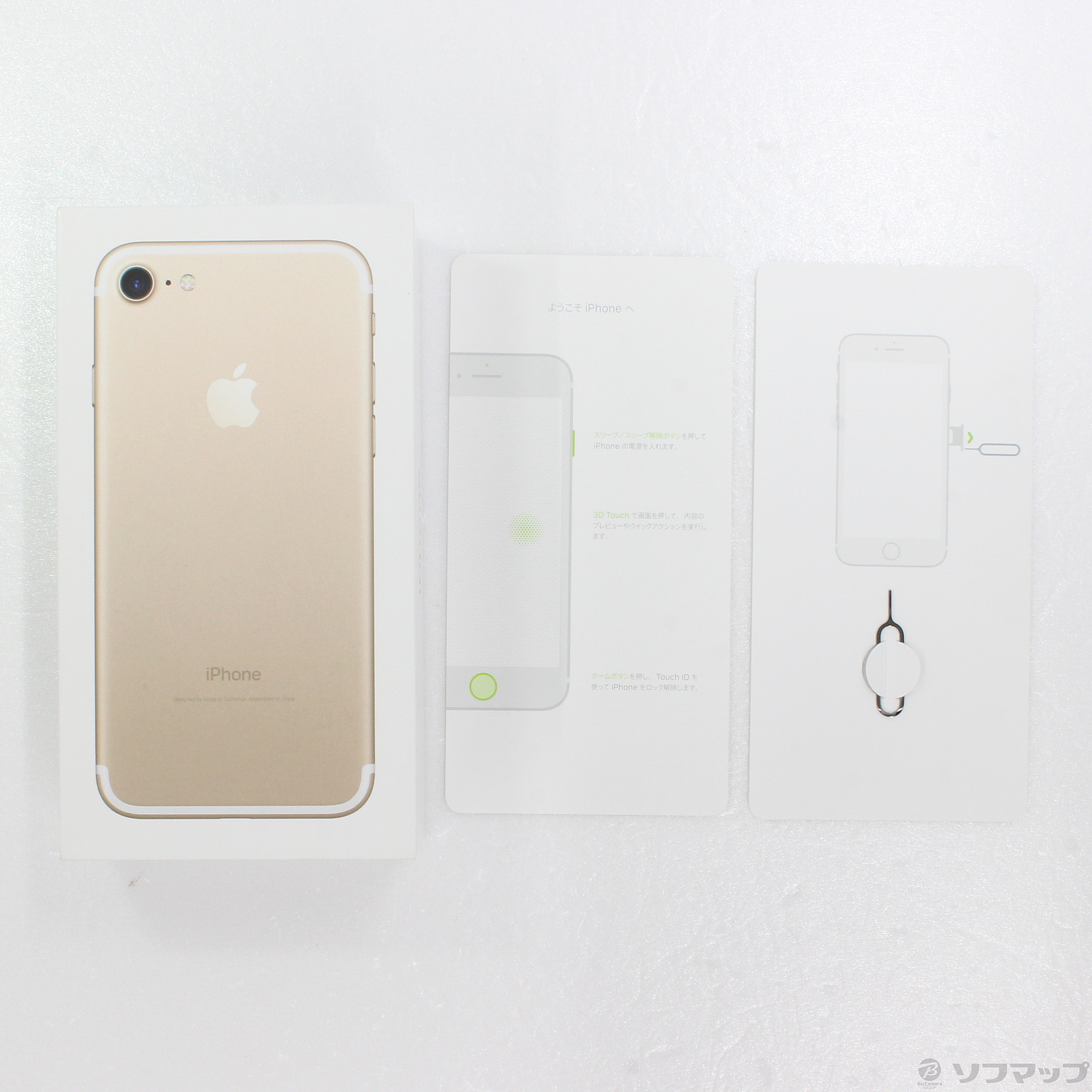 中古品〕 iPhone7 128GB ゴールド MNCM2J／A SIMフリー｜の通販は