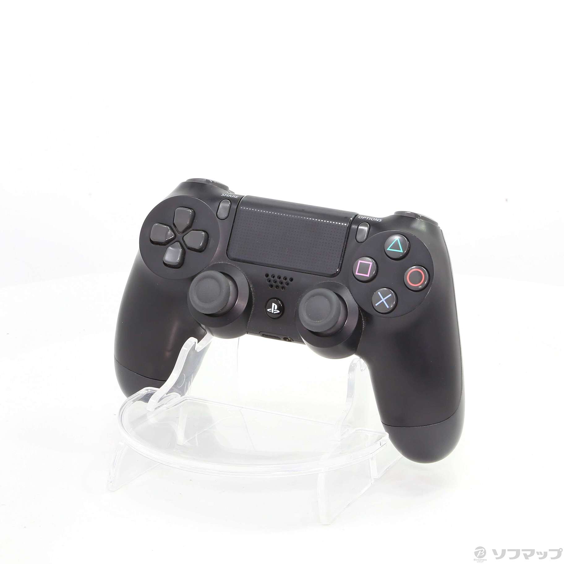 中古】ワイヤレスコントローラー (DUALSHOCK 4) CUH-ZCT2J ジェット・ブラック 【PS4】 [2133035412192]  リコレ！|ビックカメラグループ ソフマップの中古通販サイト