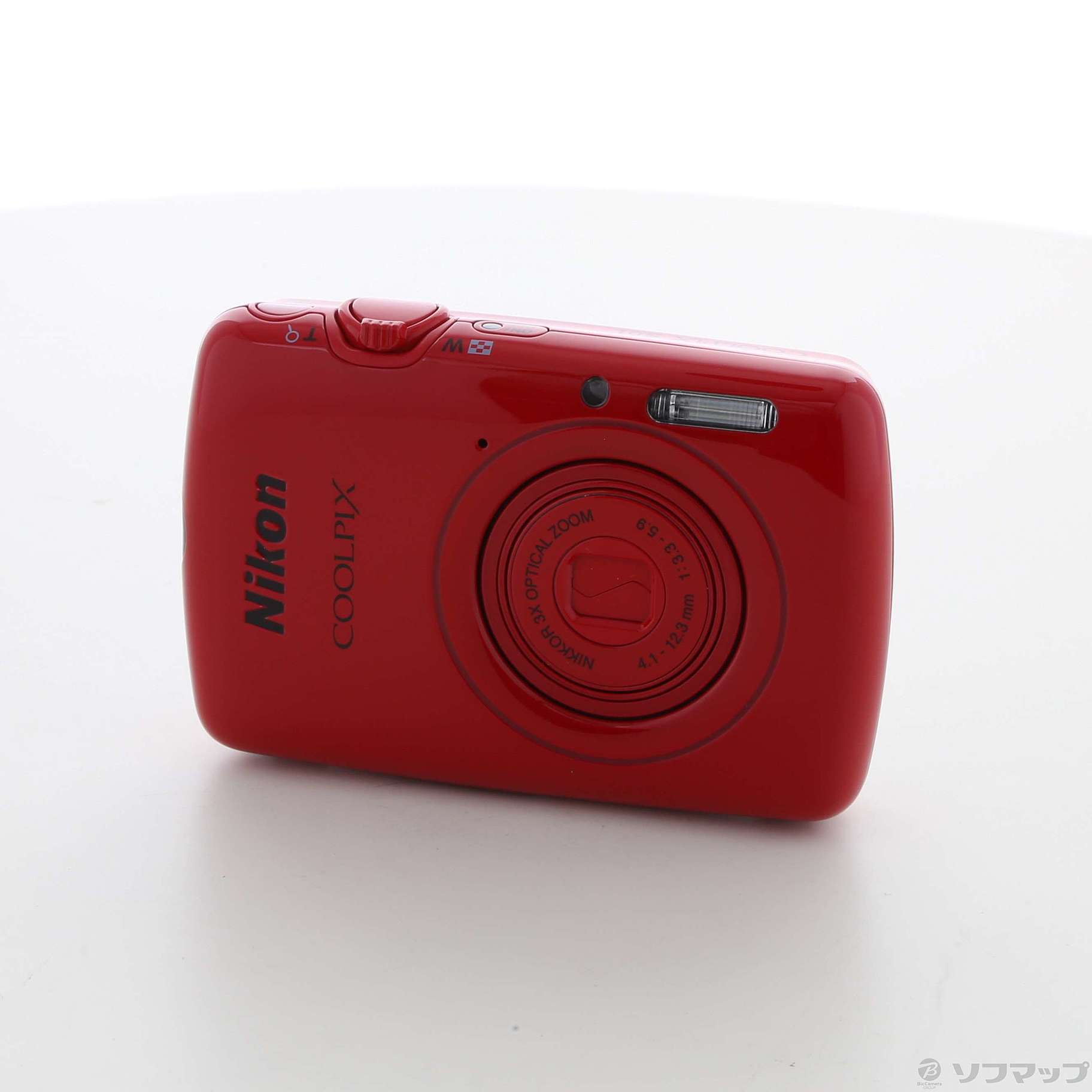 COOLPIX S01 RD (1014万画素／3倍／レッド)