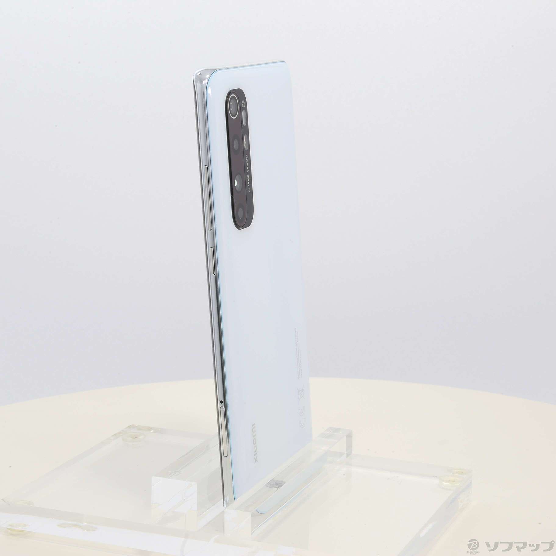 中古】Mi Note 10 Lite 128GB グレイシャーホワイト M2002F4LG SIM