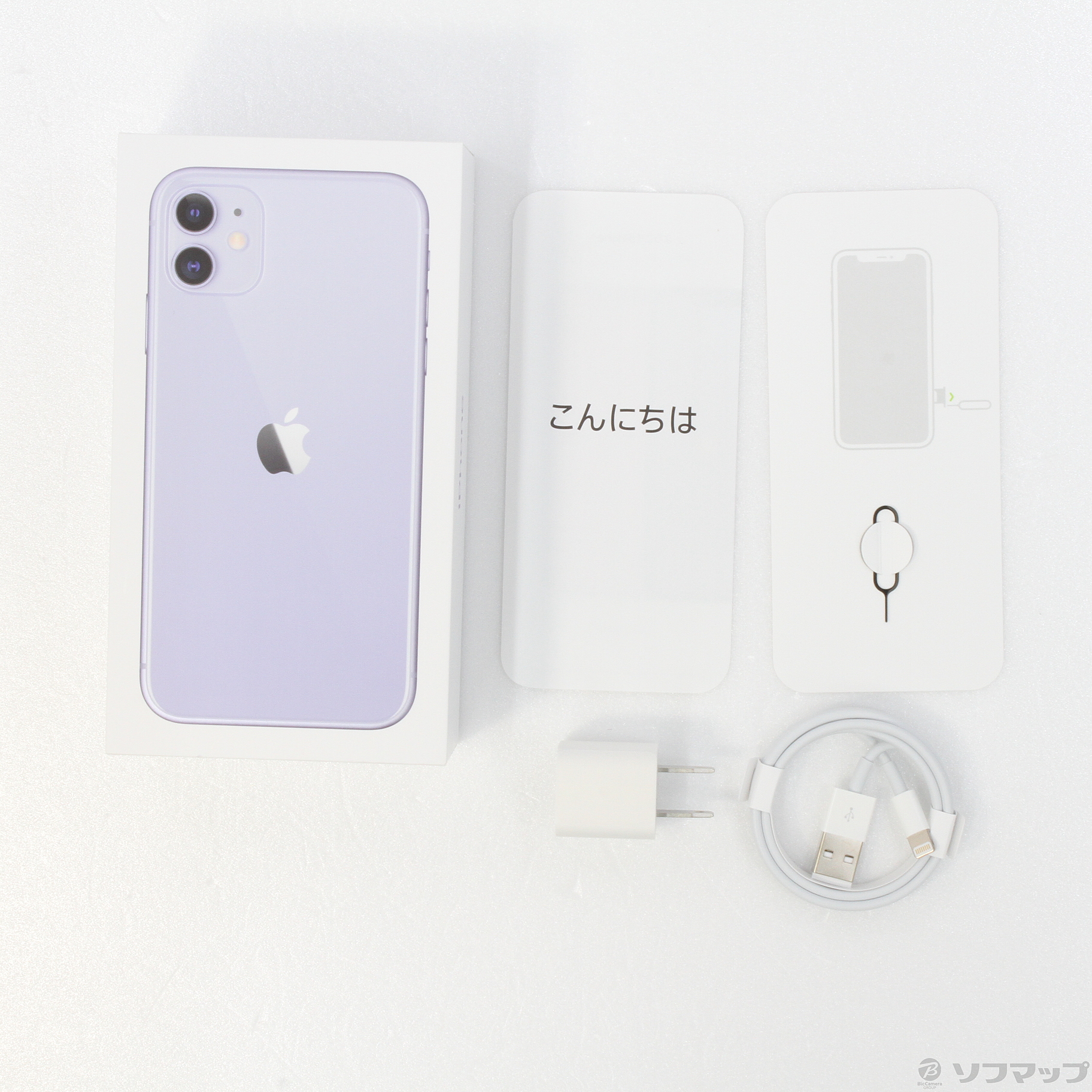 中古】iPhone11 128GB パープル MWM52J／A SoftBank [2133035459074] - リコレ！|ビックカメラグループ  ソフマップの中古通販サイト