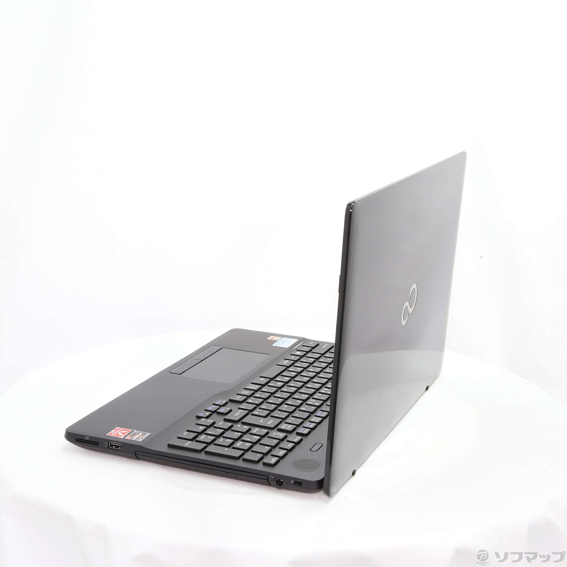 中古】LIFEBOOK AH76／D1 FMVA76D1BB シャイニーブラック 〔Windows 10