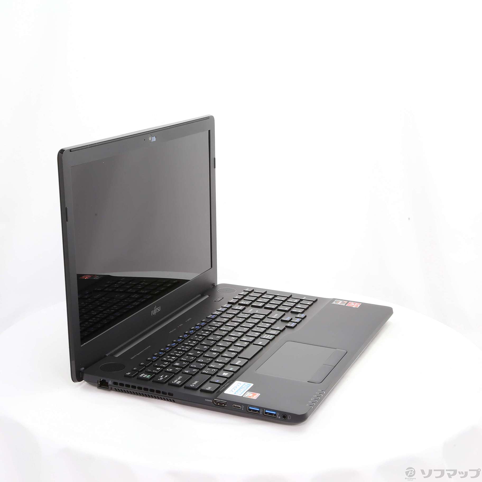 中古】LIFEBOOK AH76／D1 FMVA76D1BB シャイニーブラック 〔Windows 10