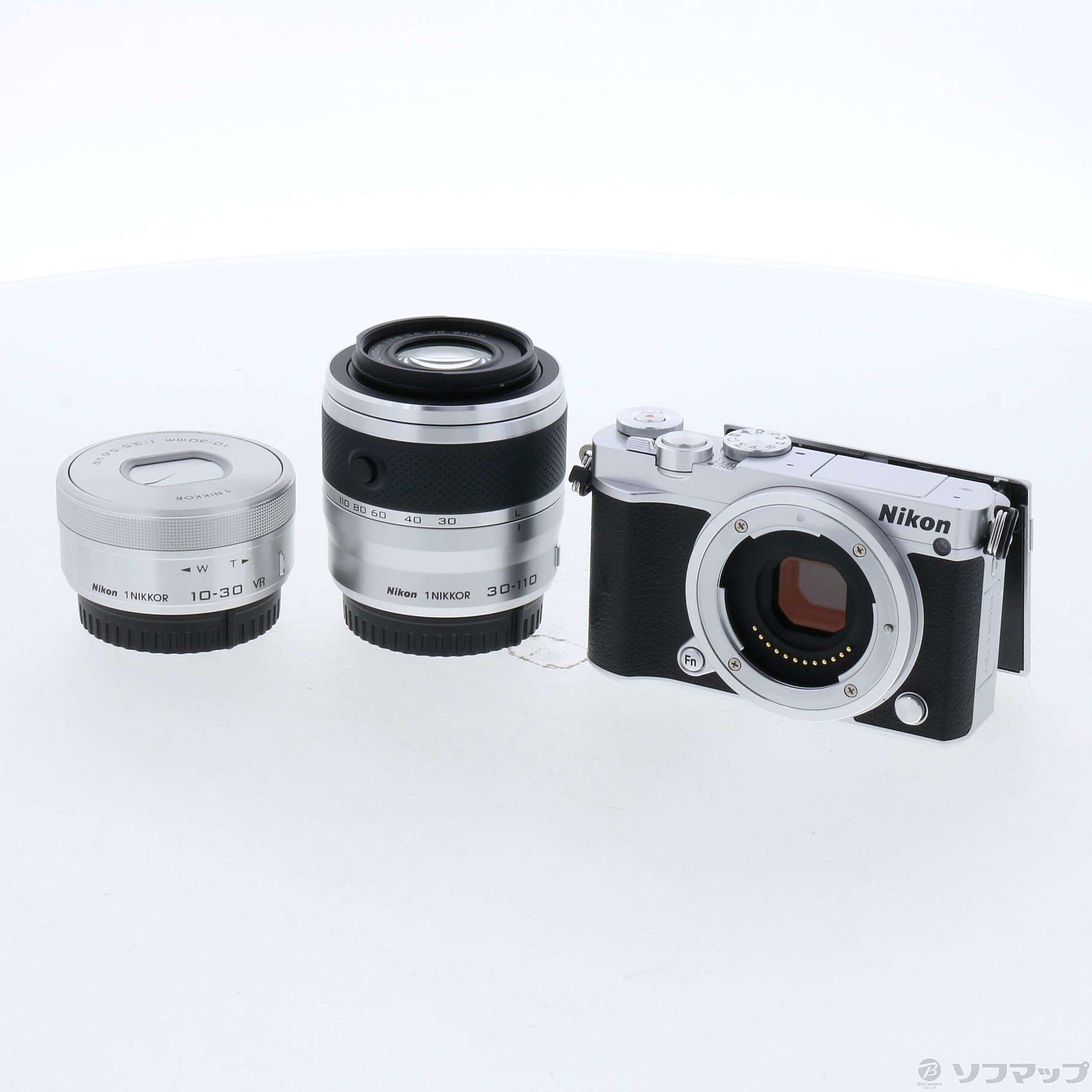 中古】Nikon 1 J5 ダブルズームレンズキット (2081万画素／シルバー) [2133035472653] - リコレ！|ビックカメラグループ  ソフマップの中古通販サイト