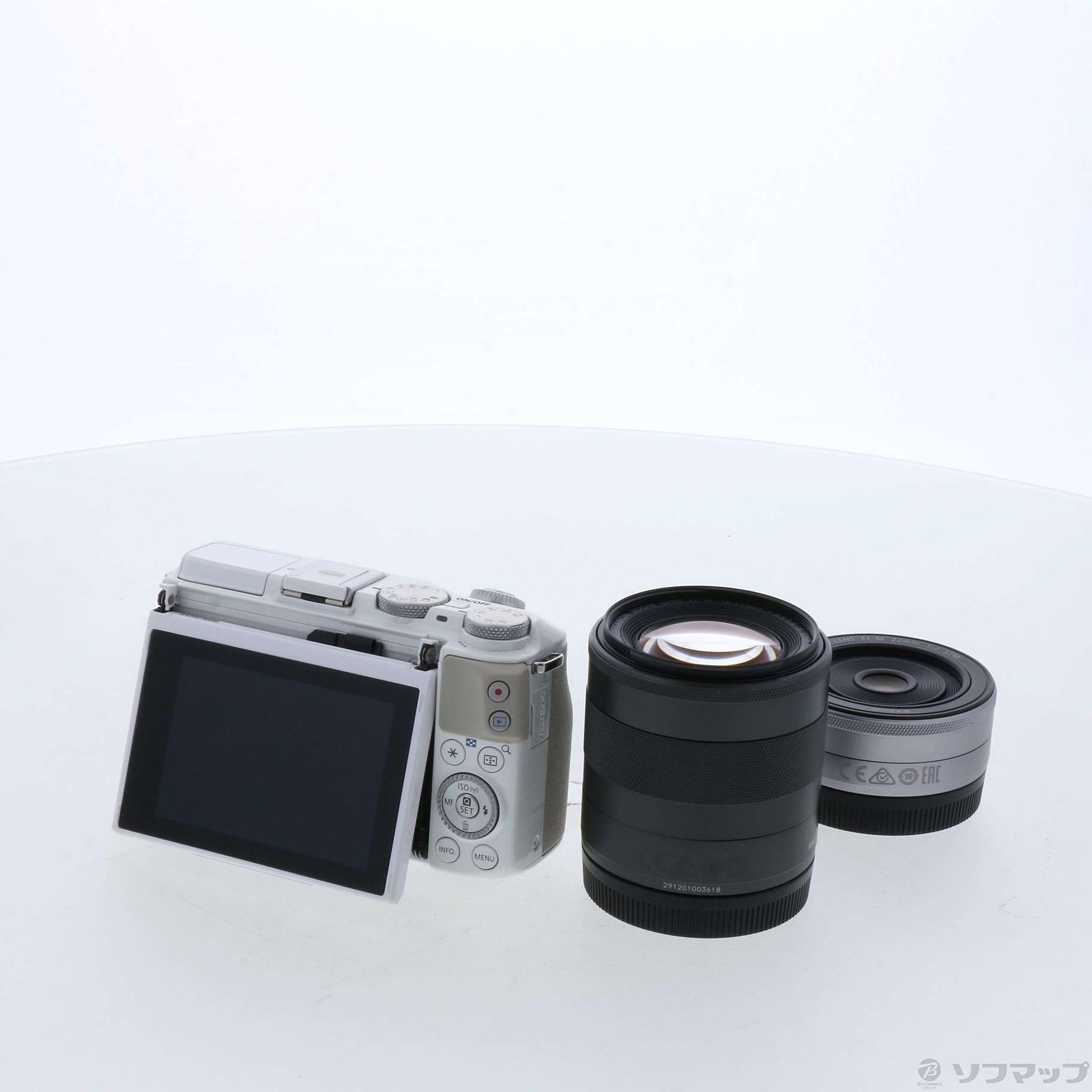 中古】EOS M3 ダブルレンズキット WH (2420万画素／SDXC／ホワイト) ◇12/06(月)値下げ！ [2133035496741] -  リコレ！|ビックカメラグループ ソフマップの中古通販サイト