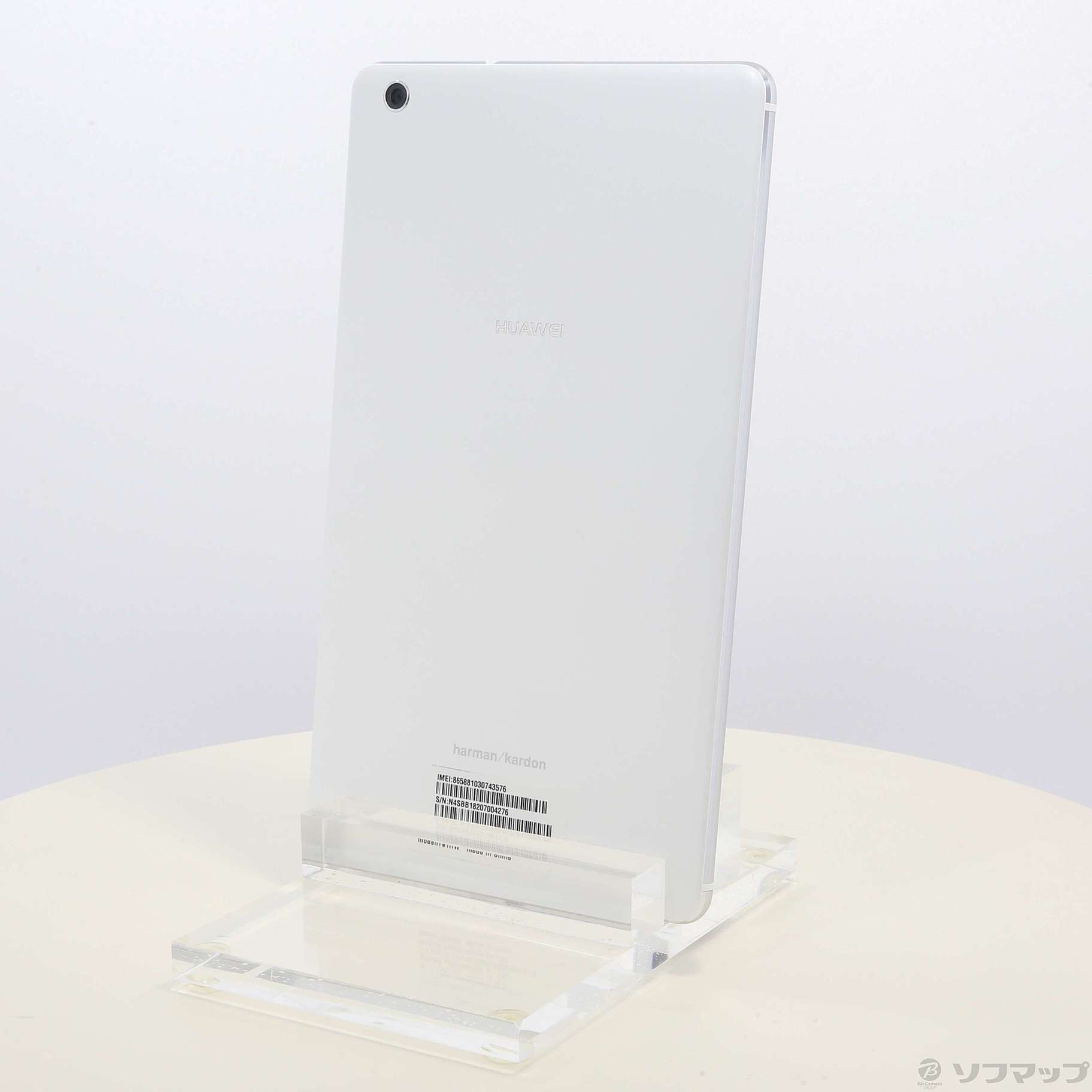 中古】MediaPad M3 Lite s 16GB ホワイト 701HW SoftBank [2133035503517]  リコレ！|ソフマップの中古通販サイト