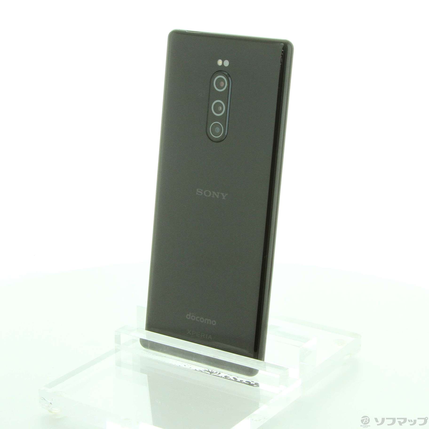 中古】Xperia 1 64GB ブラック SO-03L docomoロック解除SIMフリー