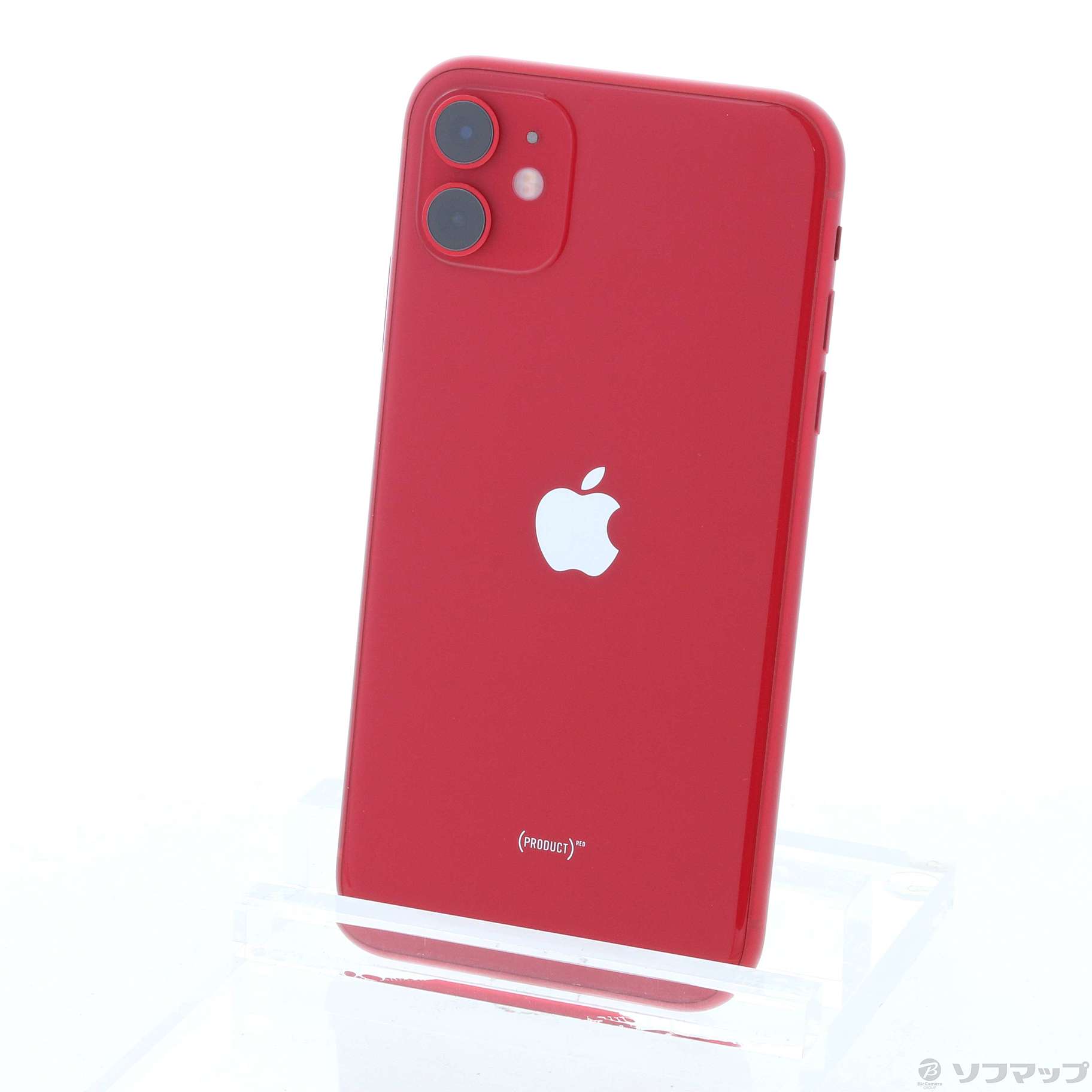 中古】iPhone11 64GB プロダクトレッド MWLV2J／A SIMフリー