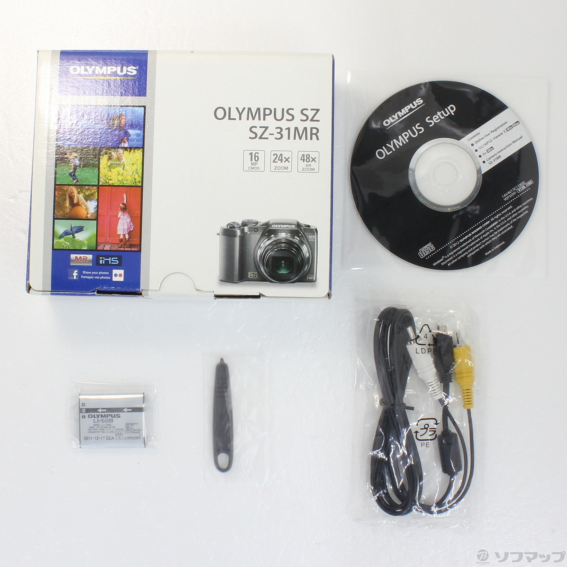 OLYMPUS SZ-31MR (1600万画素／24倍／シルバー) ◇12/31(金)値下げ！